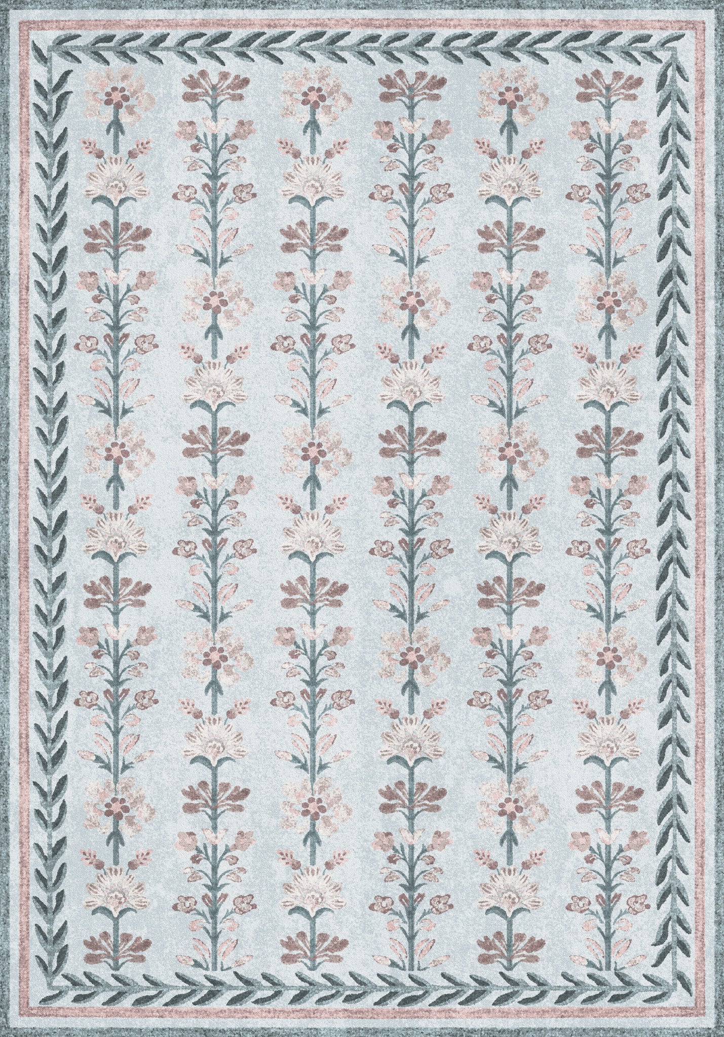 Aimee Vintage Botanisch Tapijt