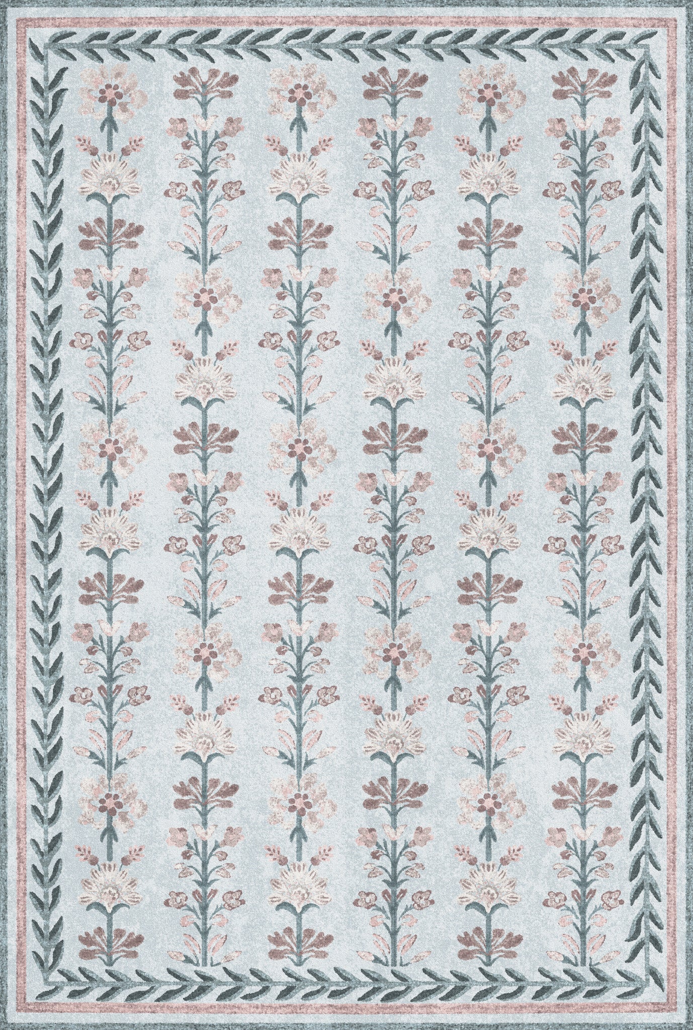 Aimee Vintage Botanisch Tapijt