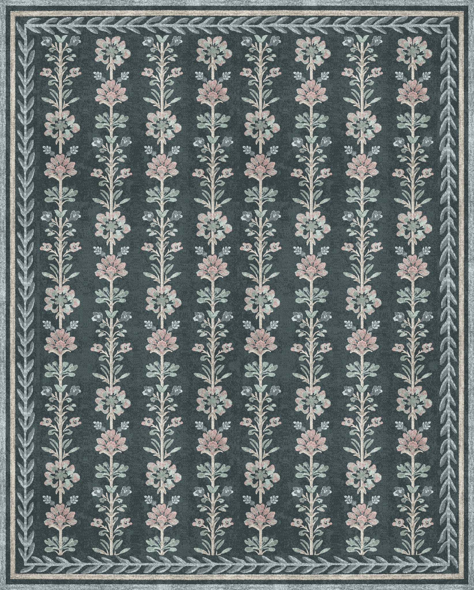 Aimee Vintage Botanisch Tapijt