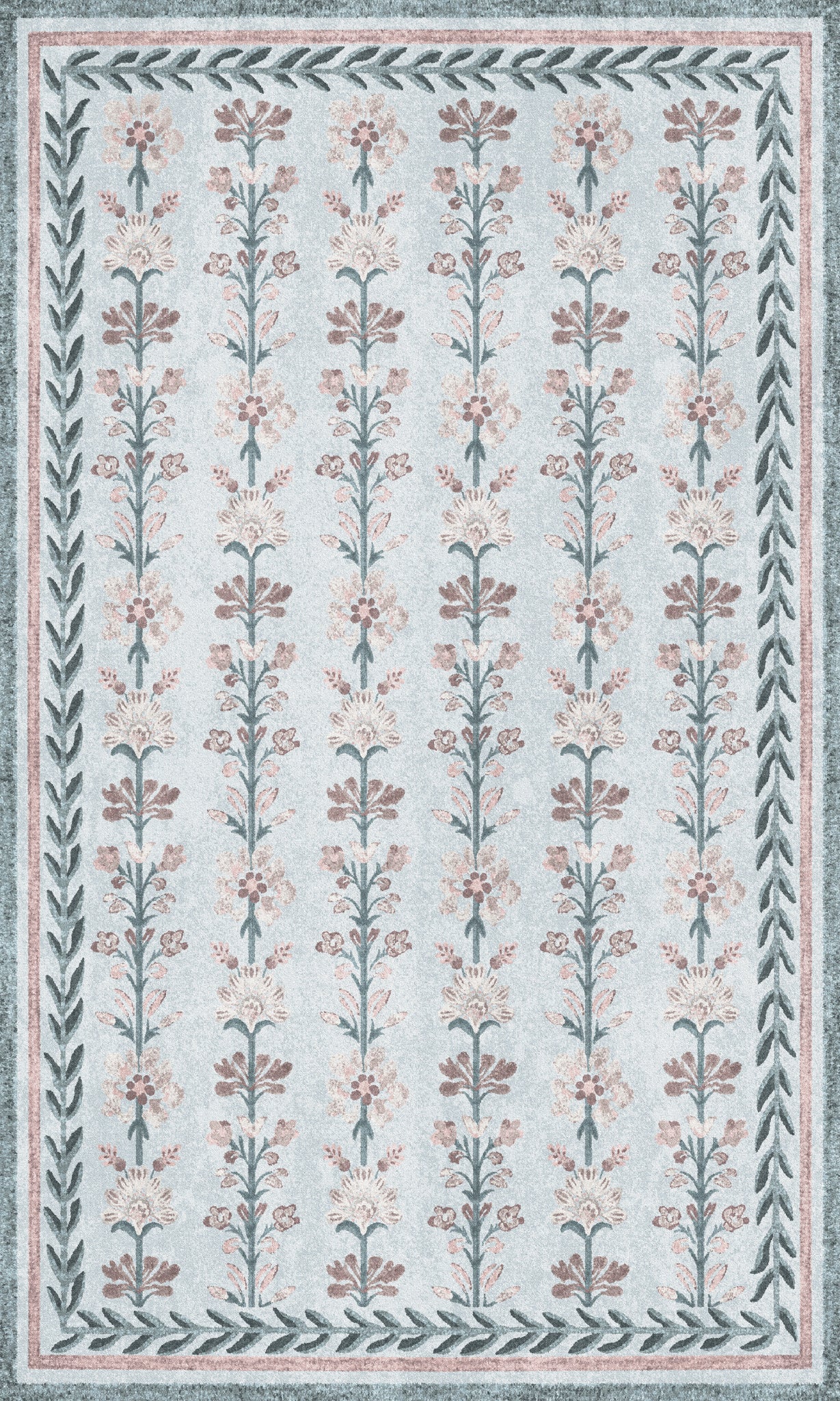 Aimee Vintage Botanisch Tapijt
