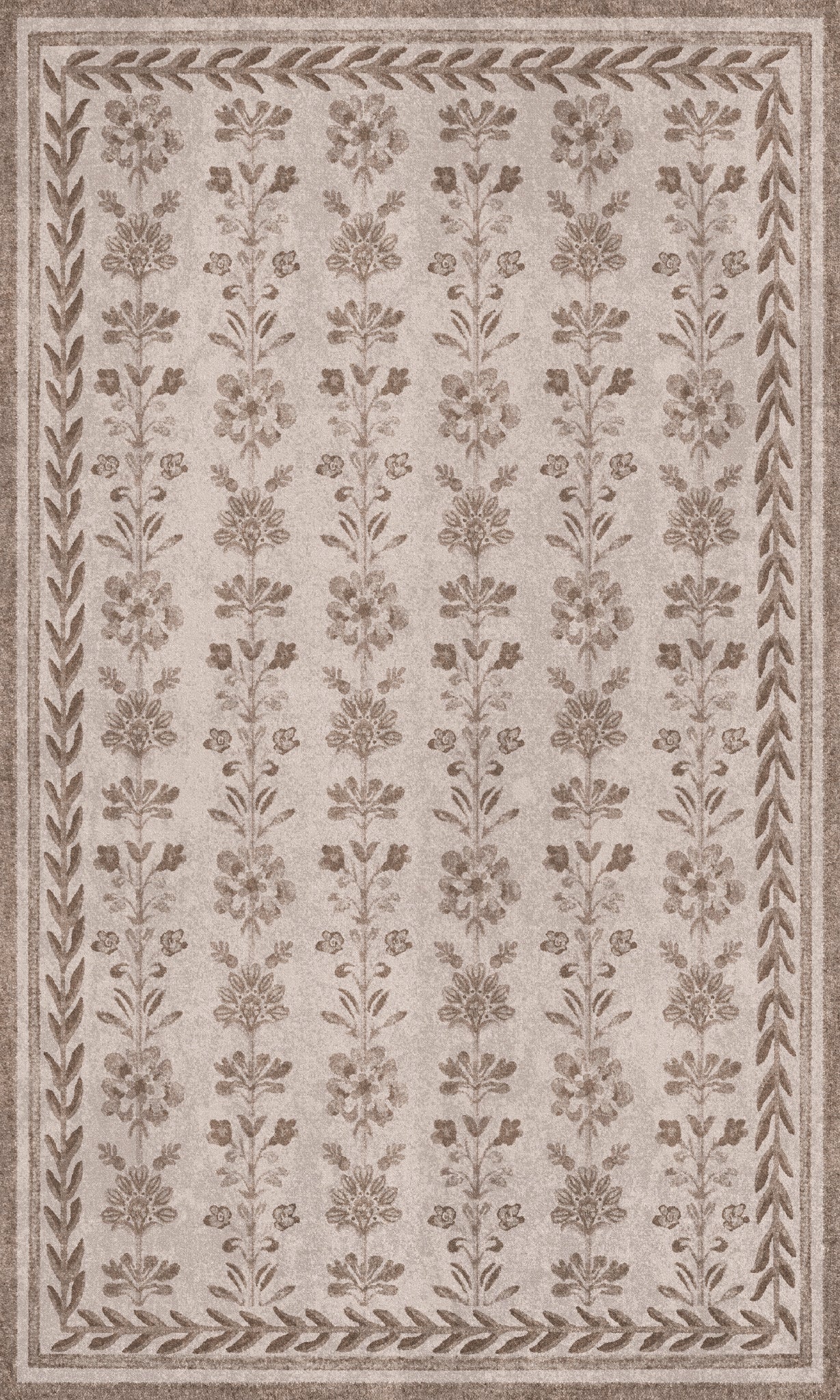 Aimee Vintage Botanisch Tapijt