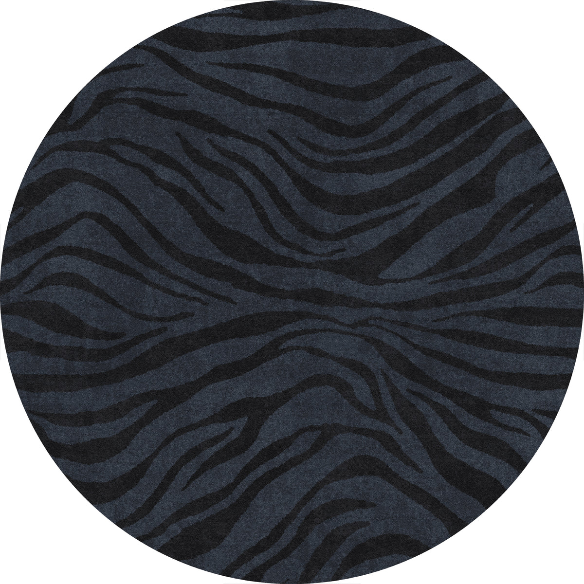 Roxy Wavy Zebra Print Rug