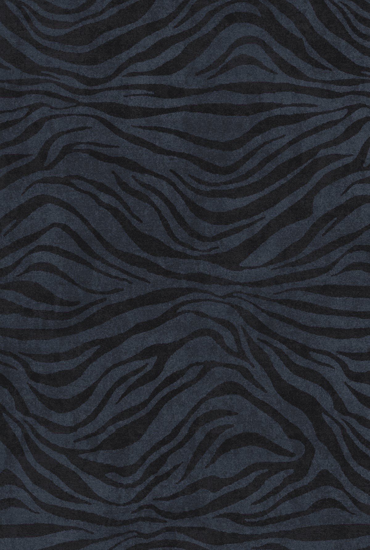 Roxy Wavy Zebra Print Rug