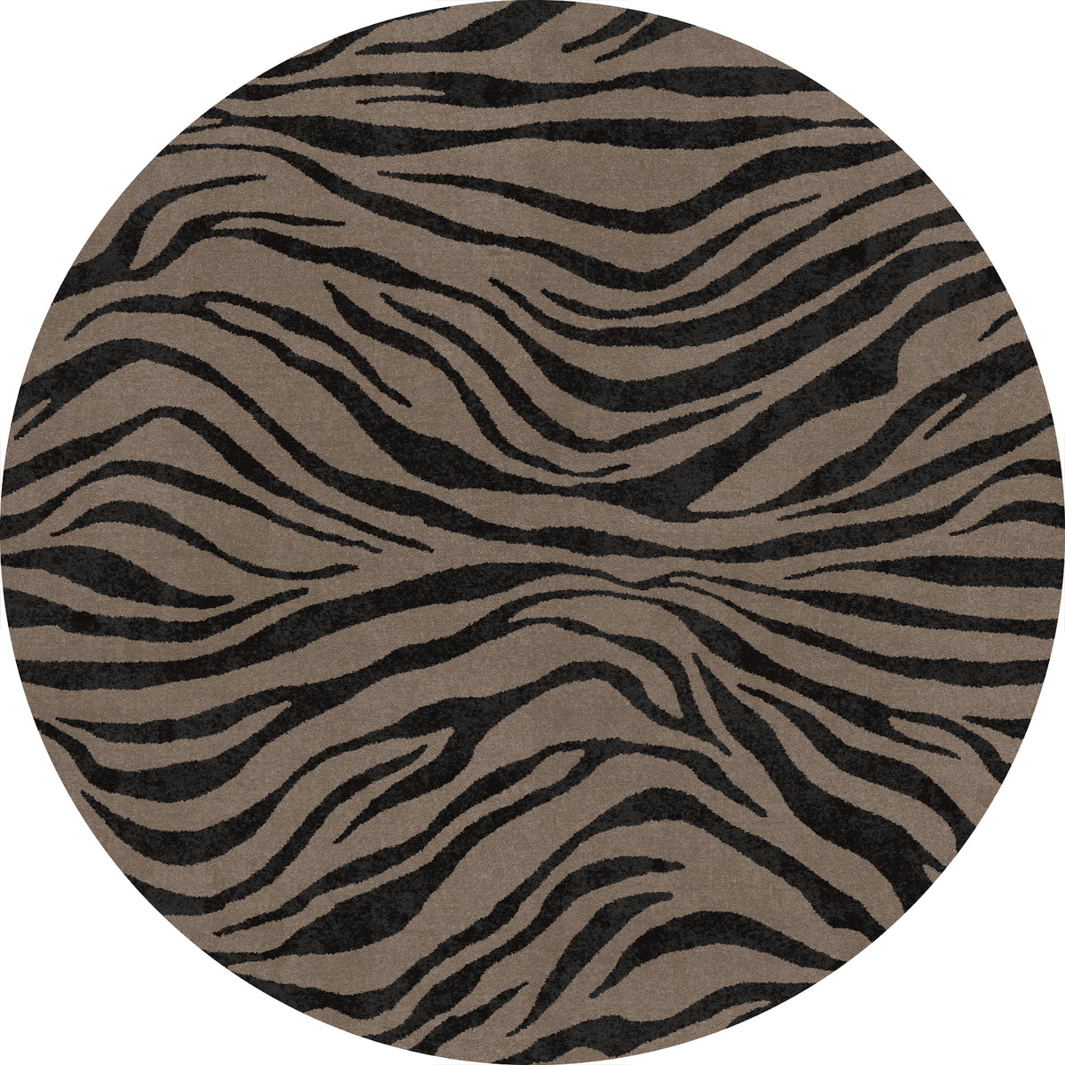 Roxy Wavy Zebra Print Rug