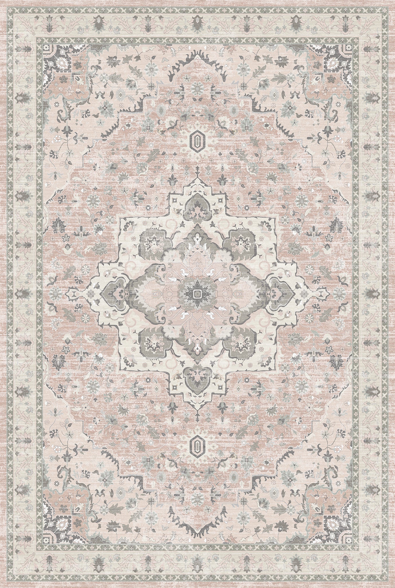 Nessa Персийски килим с медальон