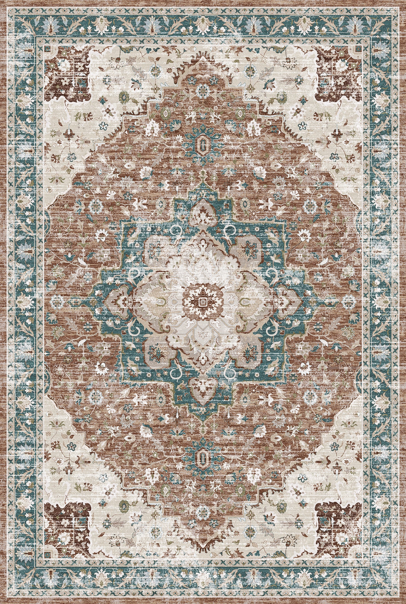 Nessa Персийски килим с медальон