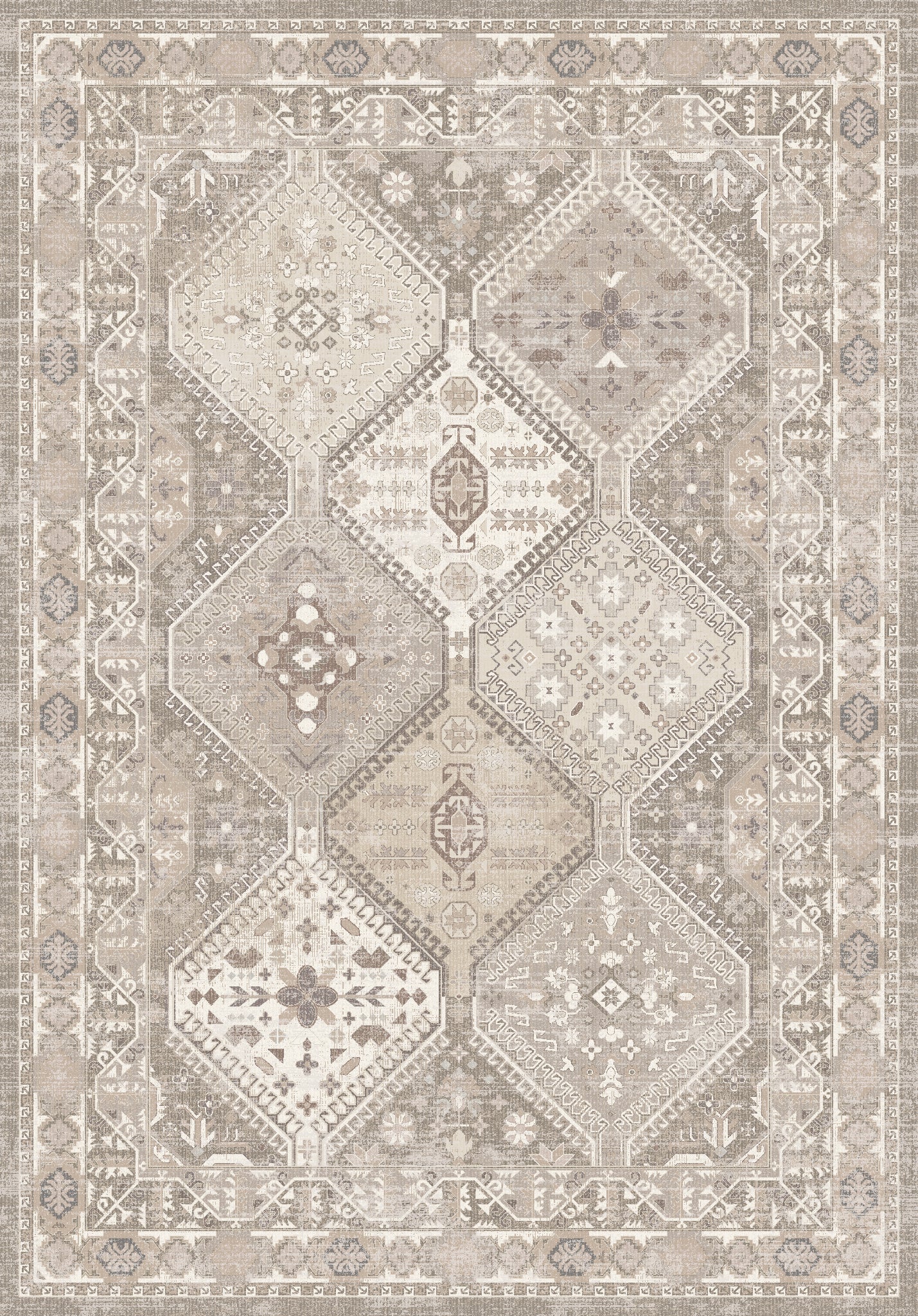 Everly Geometric Medallion Rug