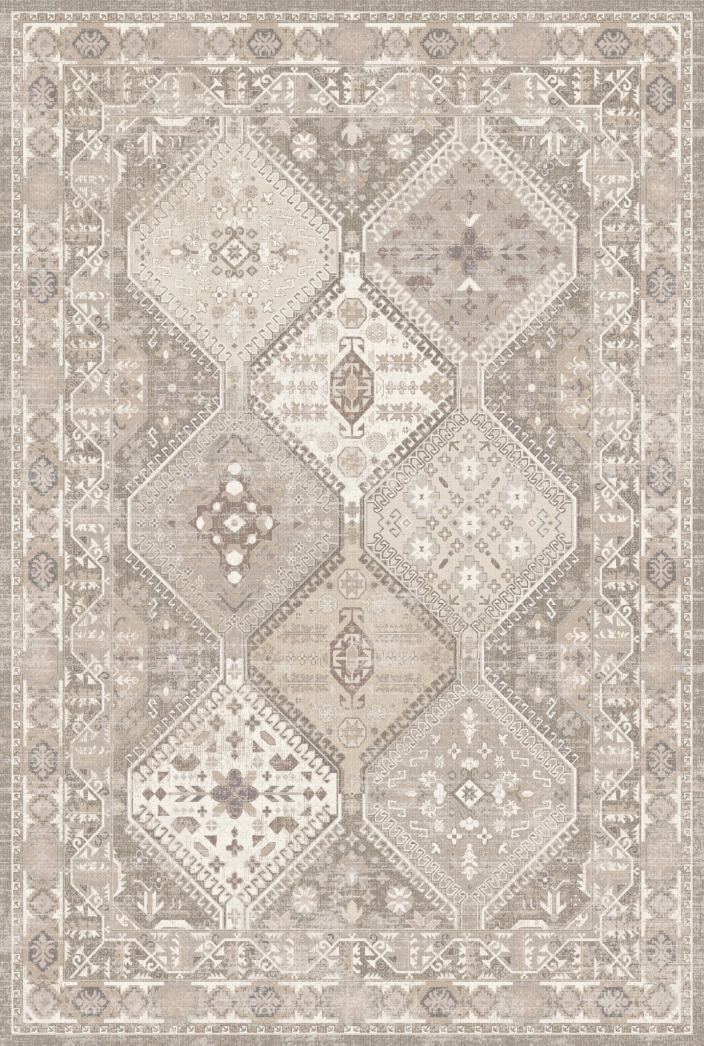 Everly Geometric Medallion Rug