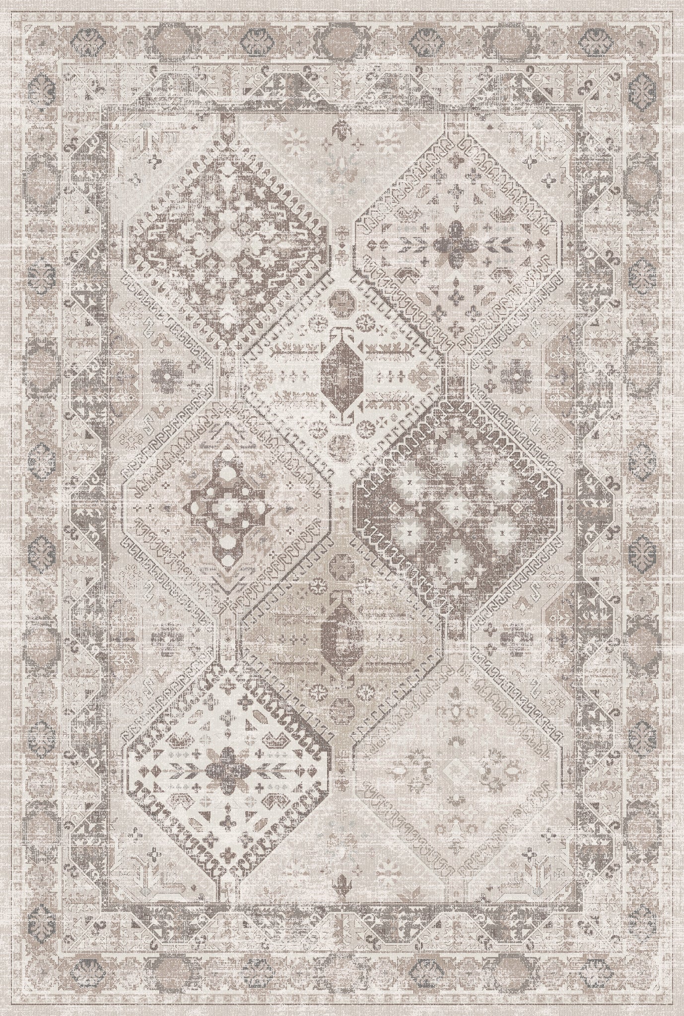 Everly Geometric Medallion Rug