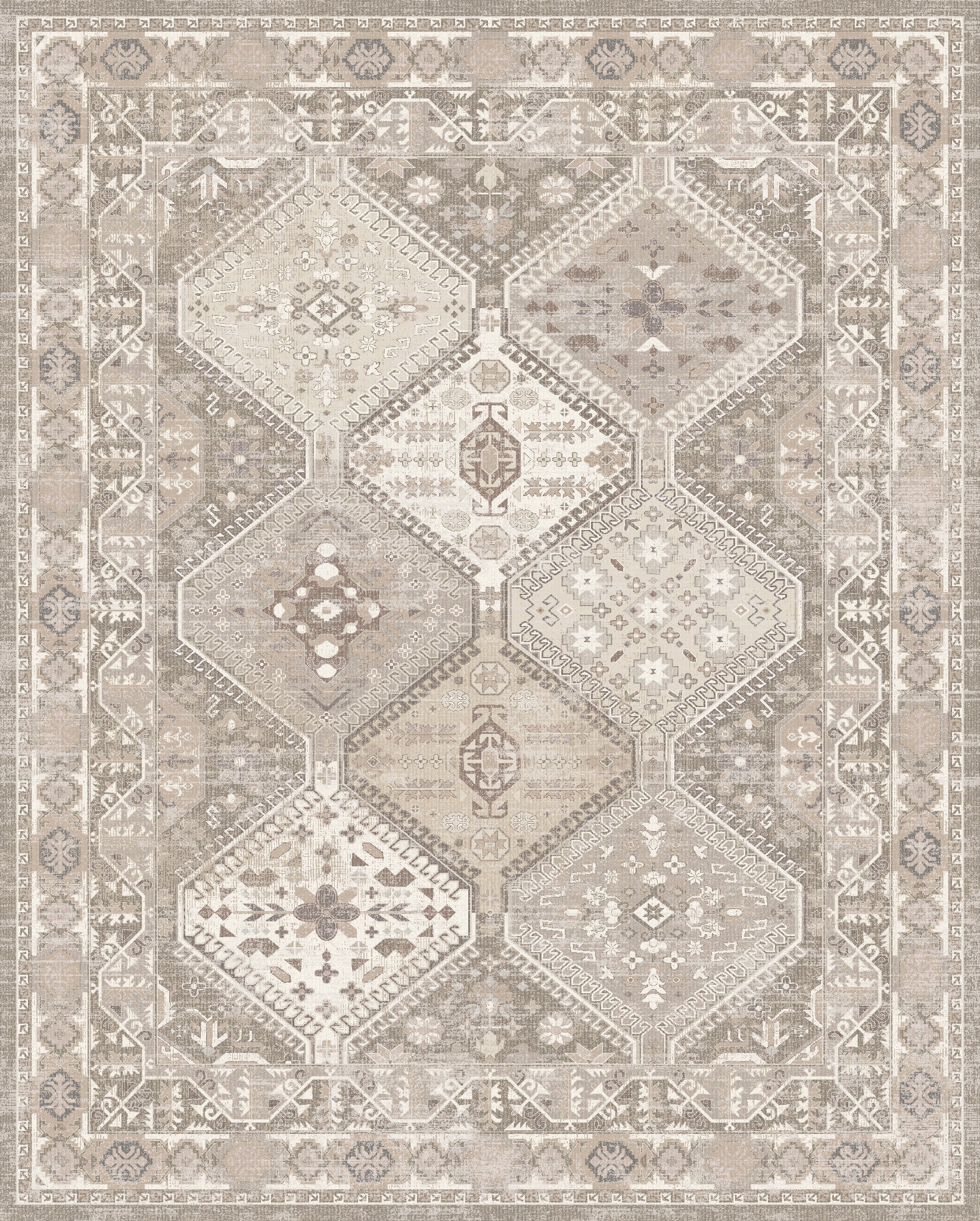 Everly Geometric Medallion Rug
