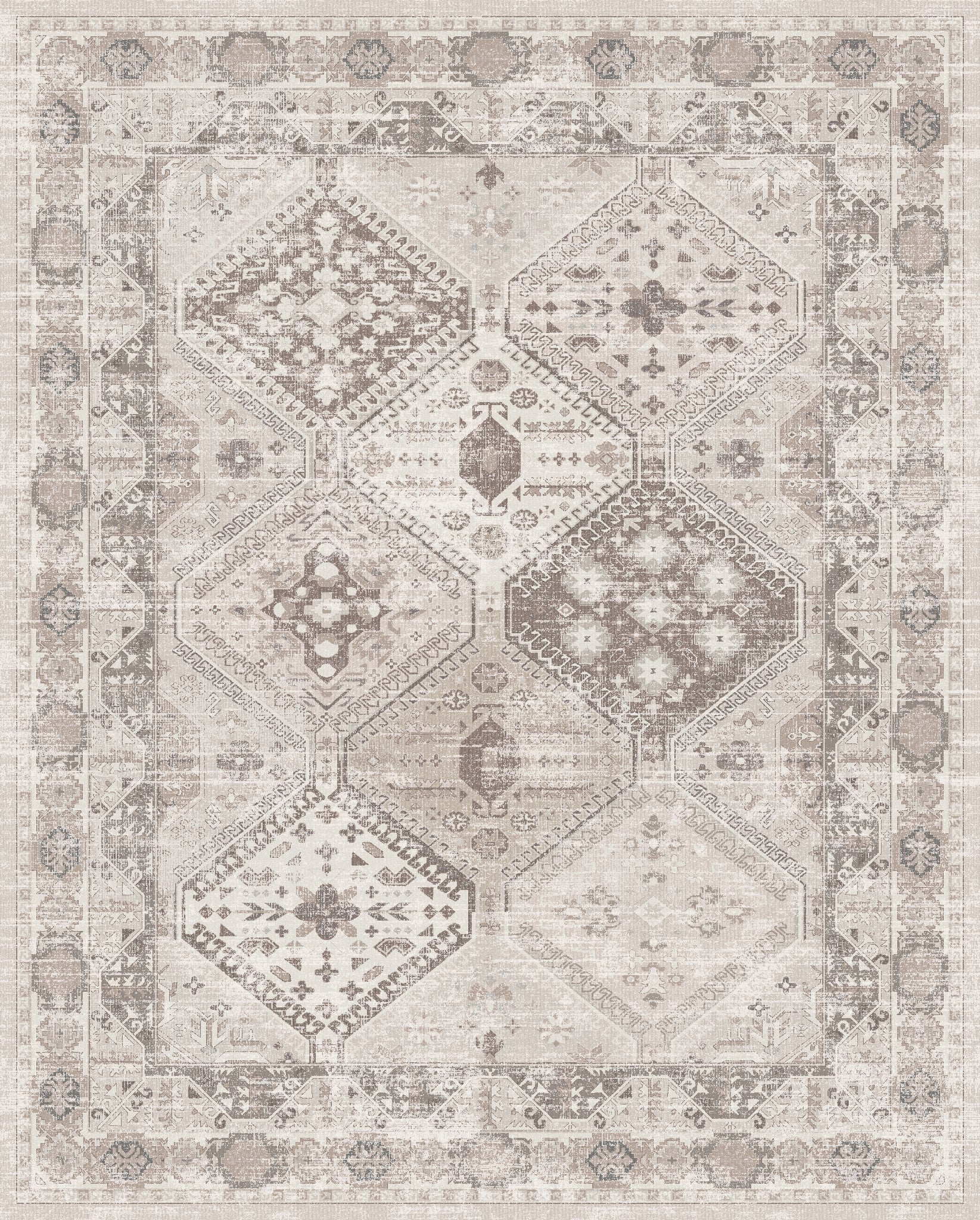 Everly Geometric Medallion Rug