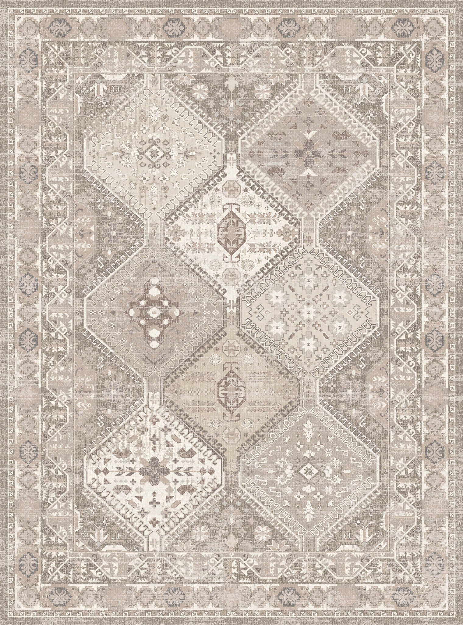 Everly Geometric Medallion Rug