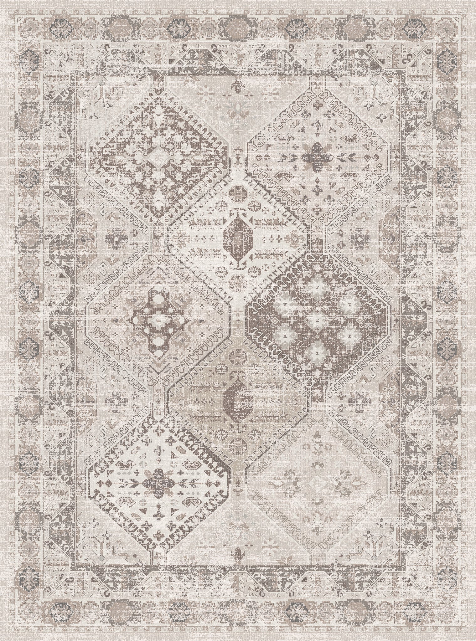 Everly Geometric Medallion Rug