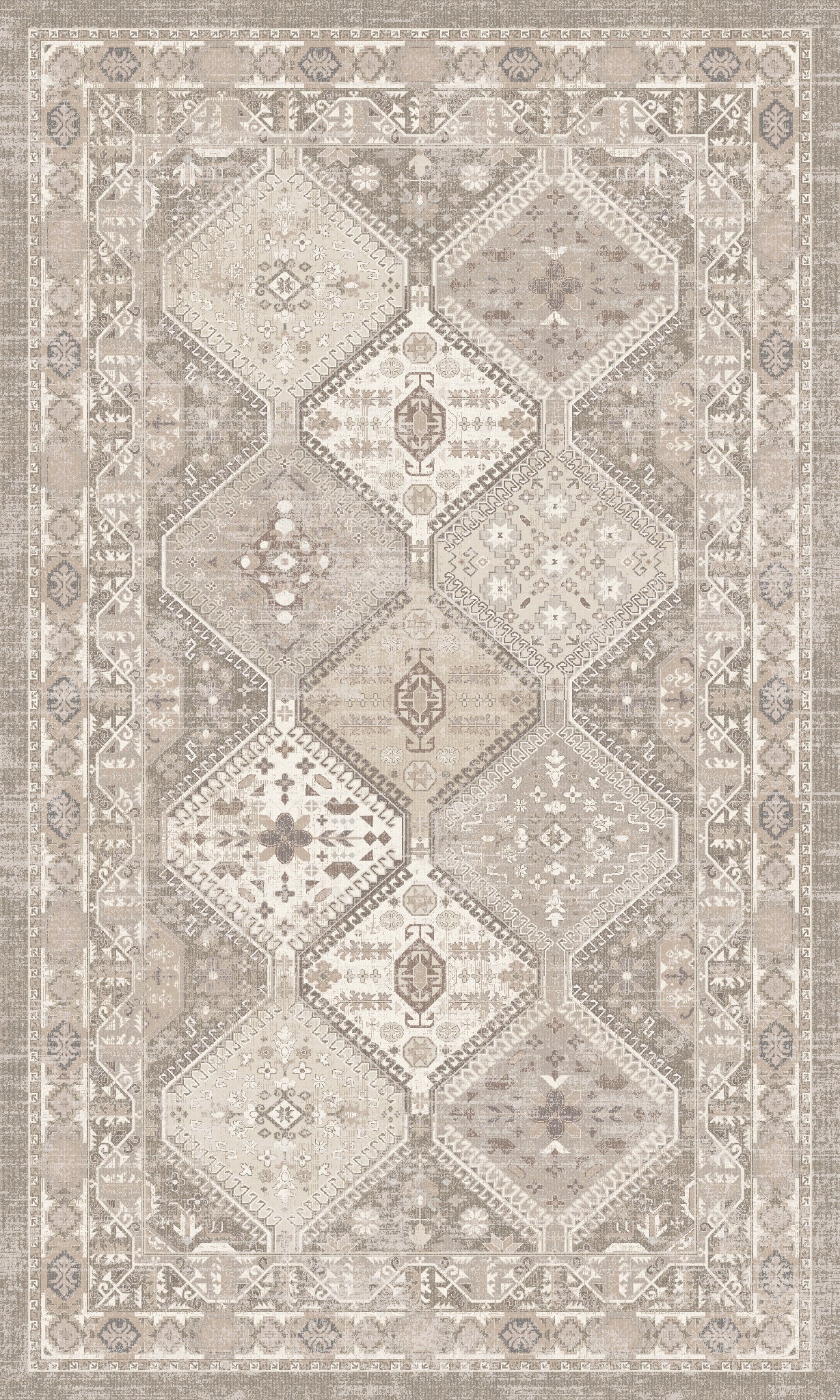 Everly Geometric Medallion Rug