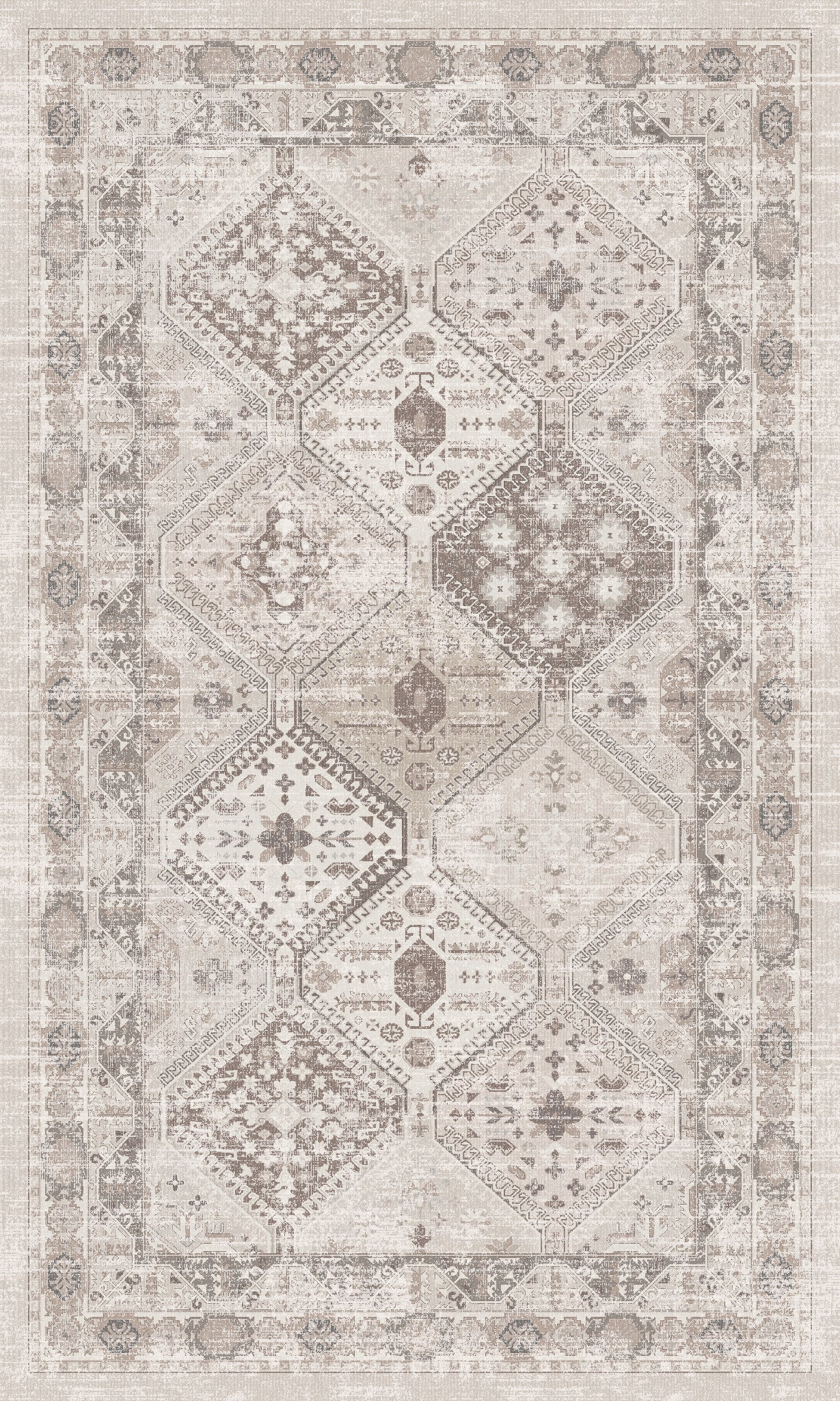 Everly Geometric Medallion Rug