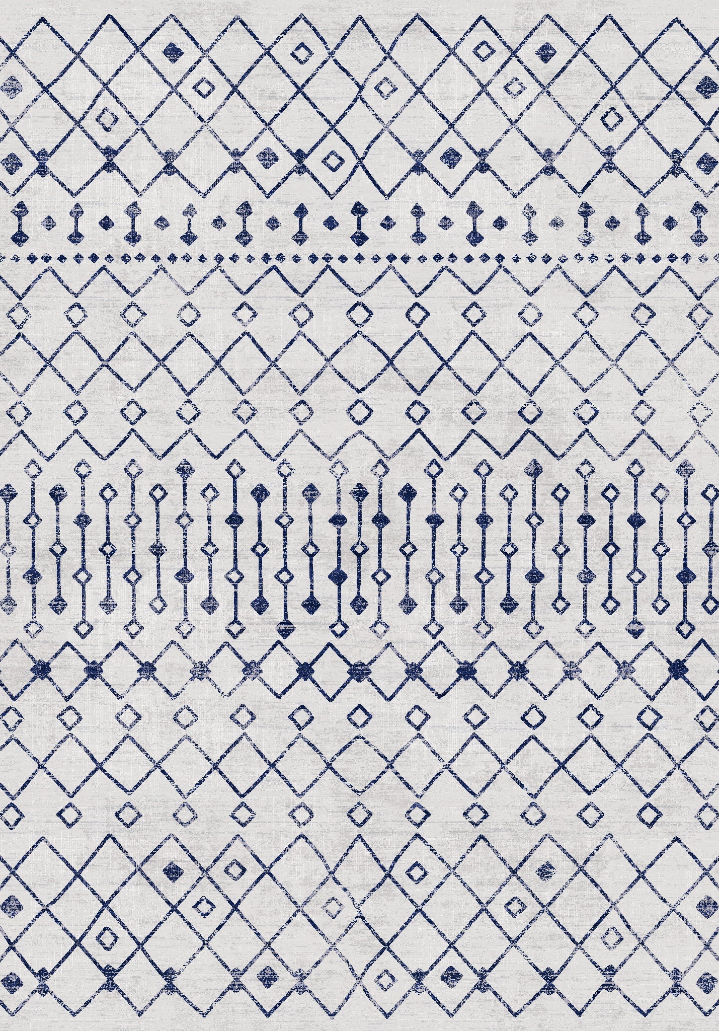 Dixie Moderne geometrisk tribal-tæppe
