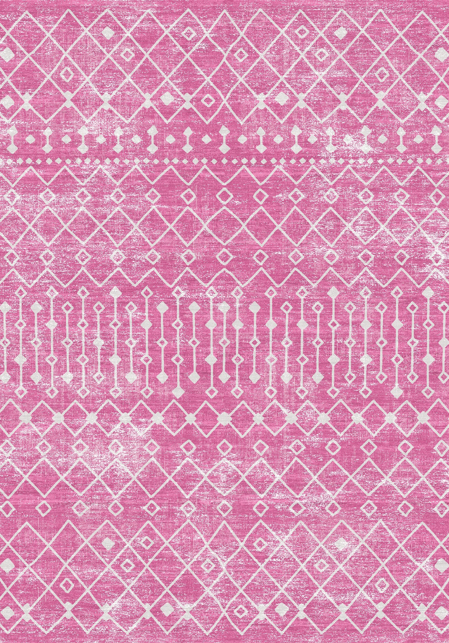 Dixie Moderne geometrisk tribal-tæppe