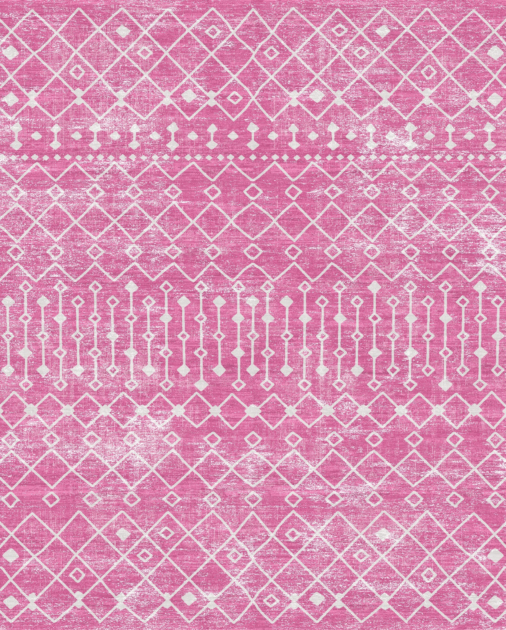 Dixie Moderne geometrisk tribal-tæppe