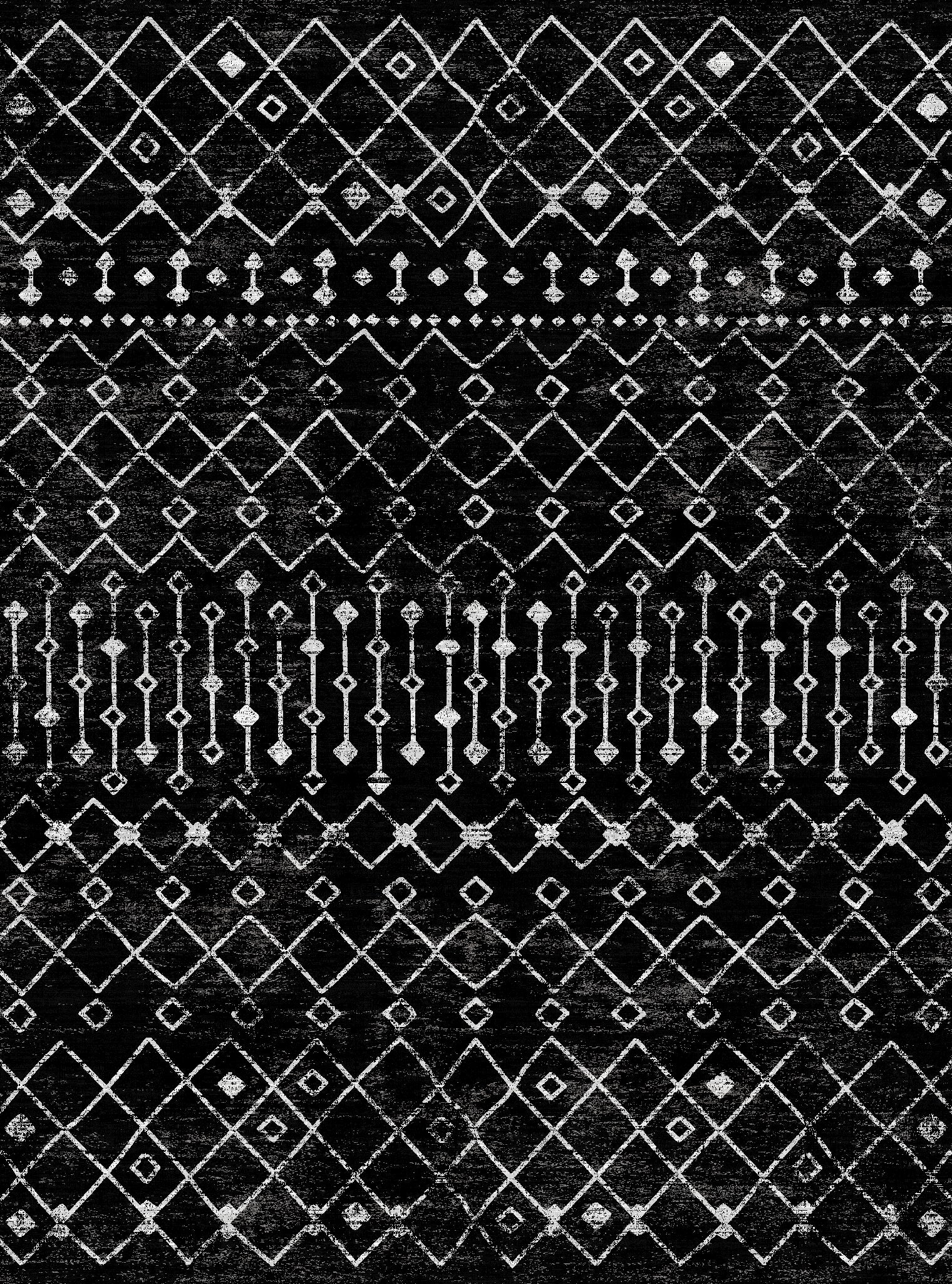 Dixie Moderne geometrisk tribal-tæppe