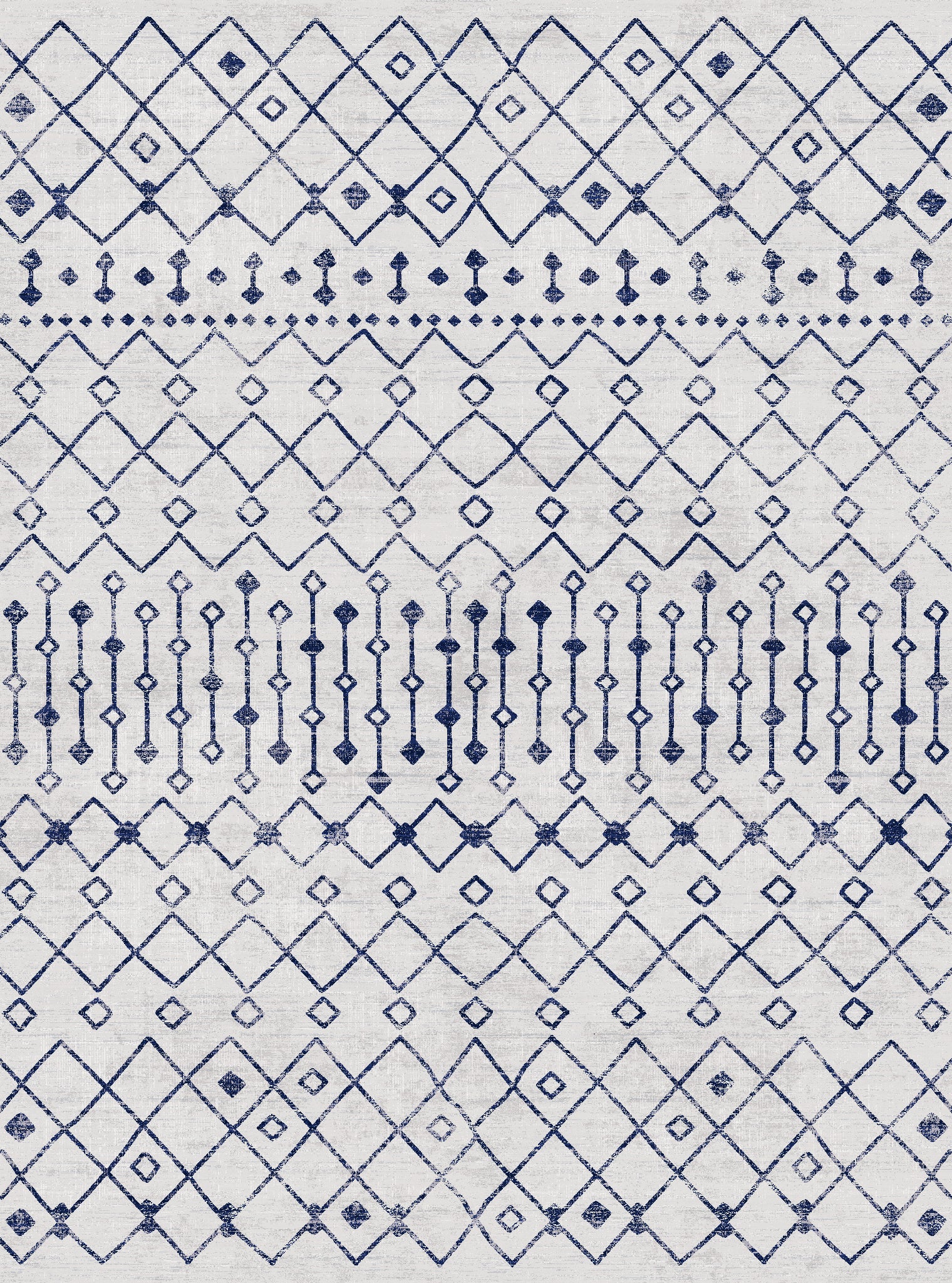 Dixie Moderne geometrisk tribal-tæppe