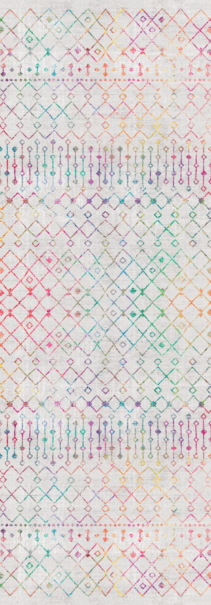 Dixie Moderne geometrisk tribal-tæppe
