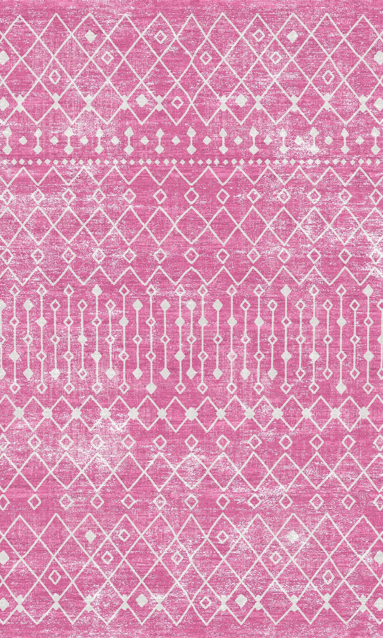 Dixie Moderne geometrisk tribal-tæppe