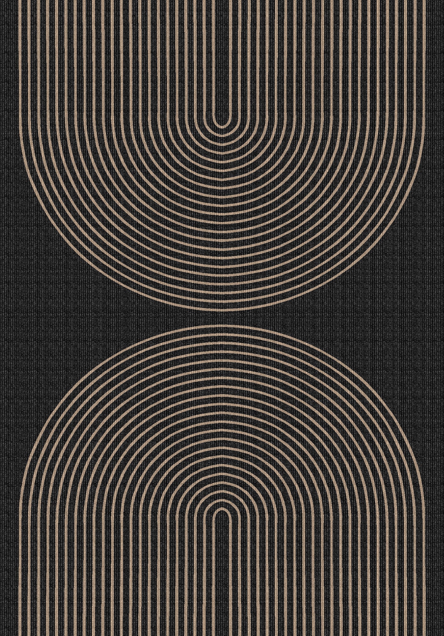 Kilian Modern Arch Stripe Rug