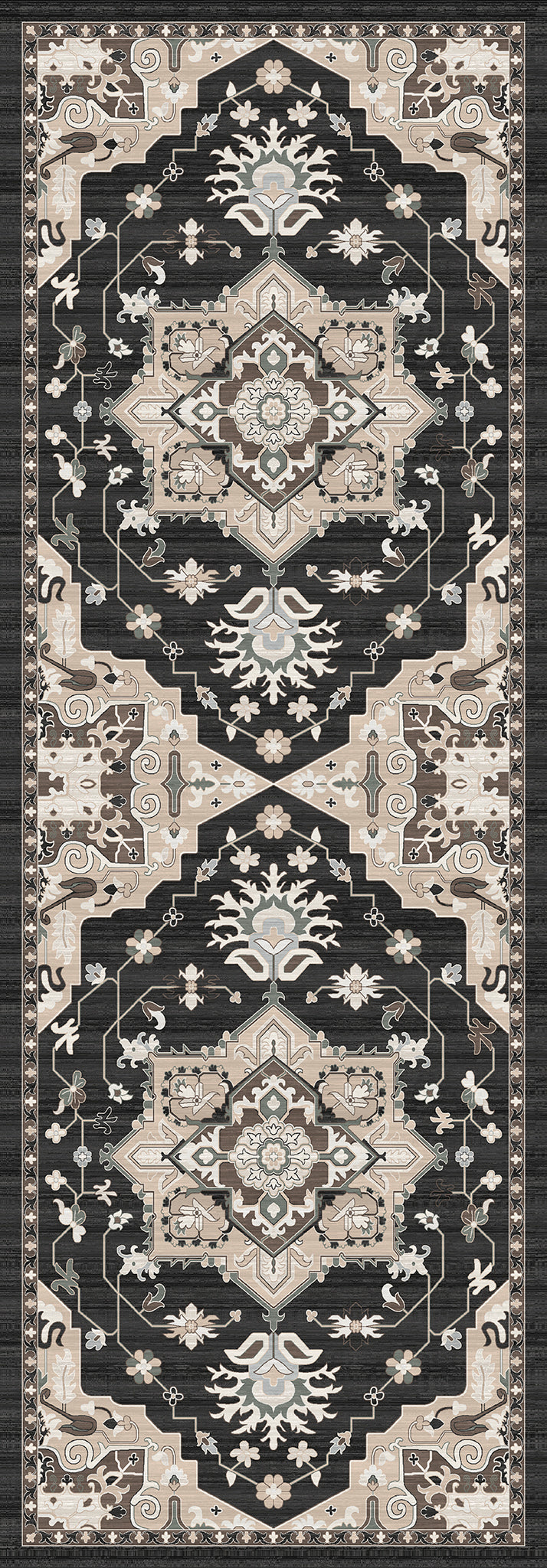 Lena Ornamental Floral Design Rug
