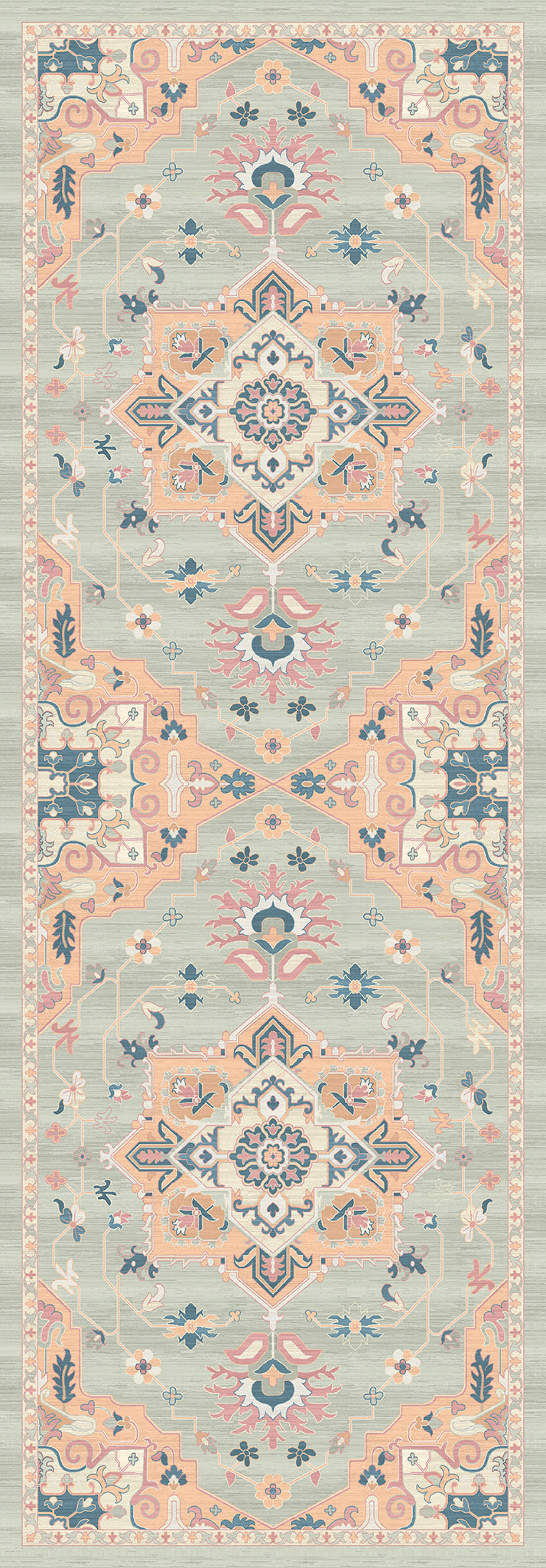 Lena Ornamental Floral Design Rug
