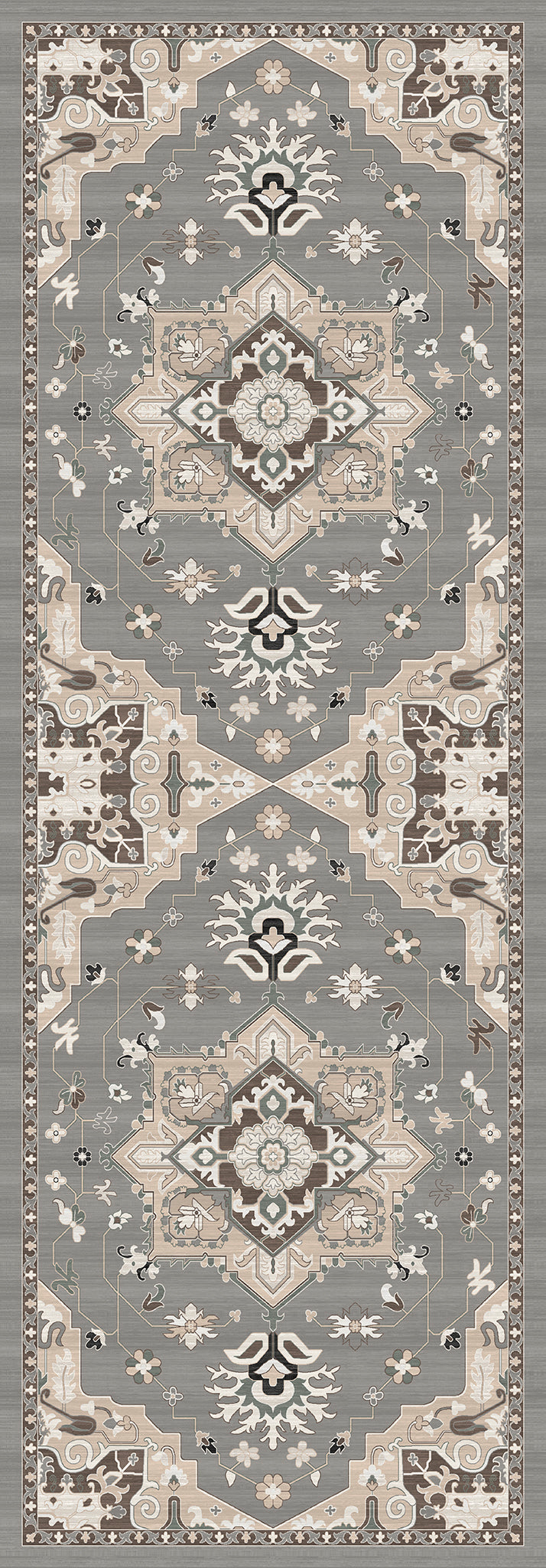 Lena Ornamental Floral Design Rug