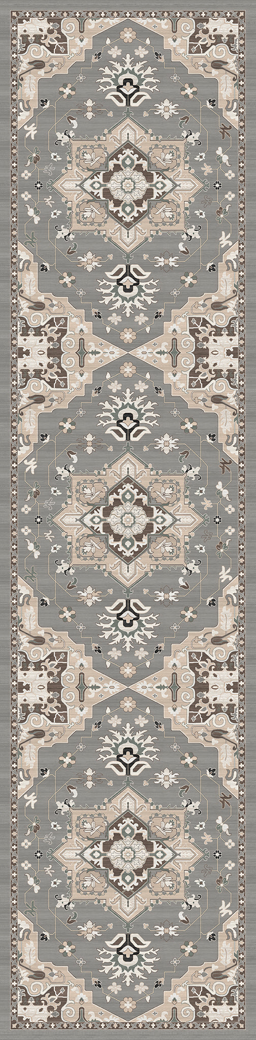 Lena Ornamental Floral Design Rug