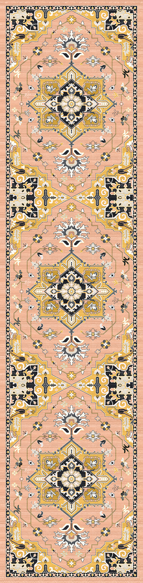 Lena Prydnadsblommig Designmatta