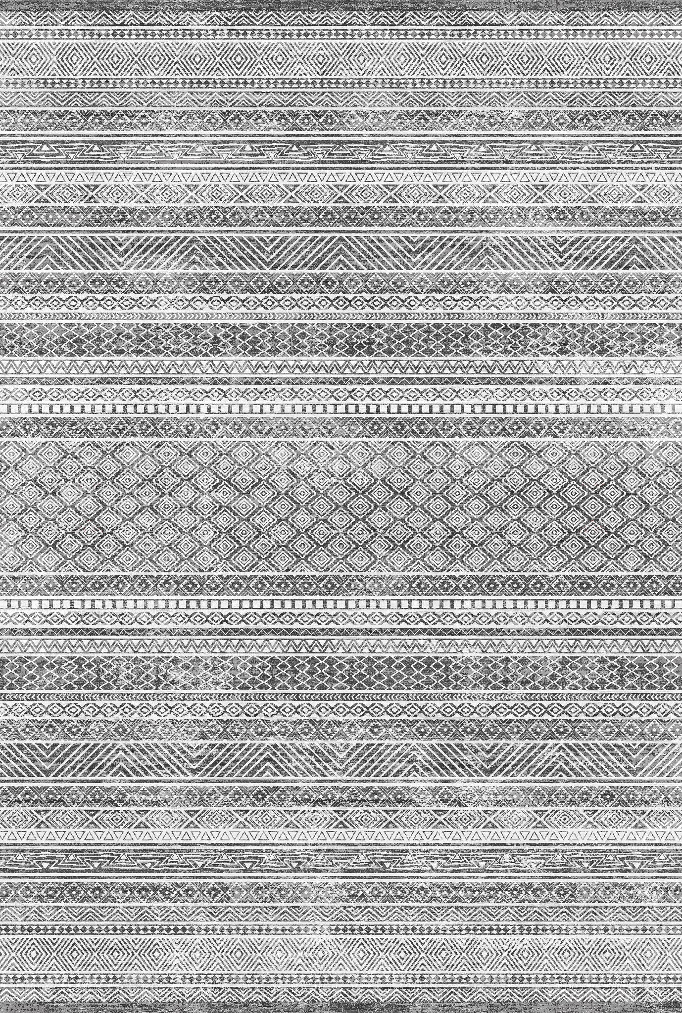 Indigo Modern Tribal Rug