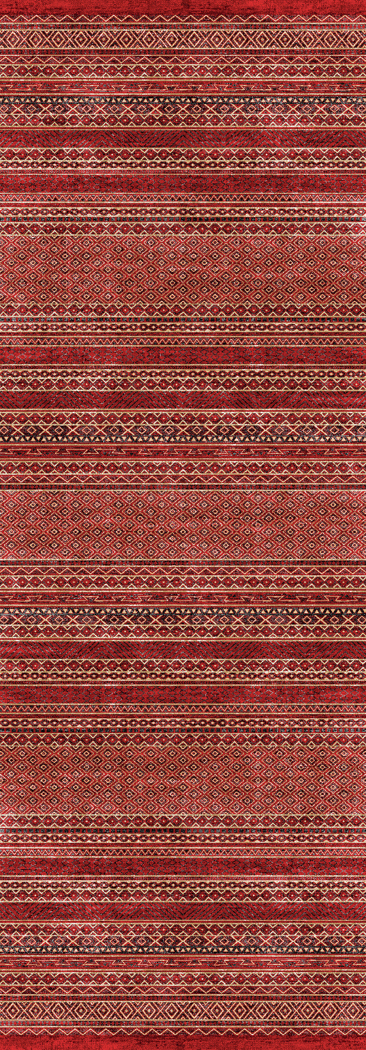 Indigo Modern Tribal Rug
