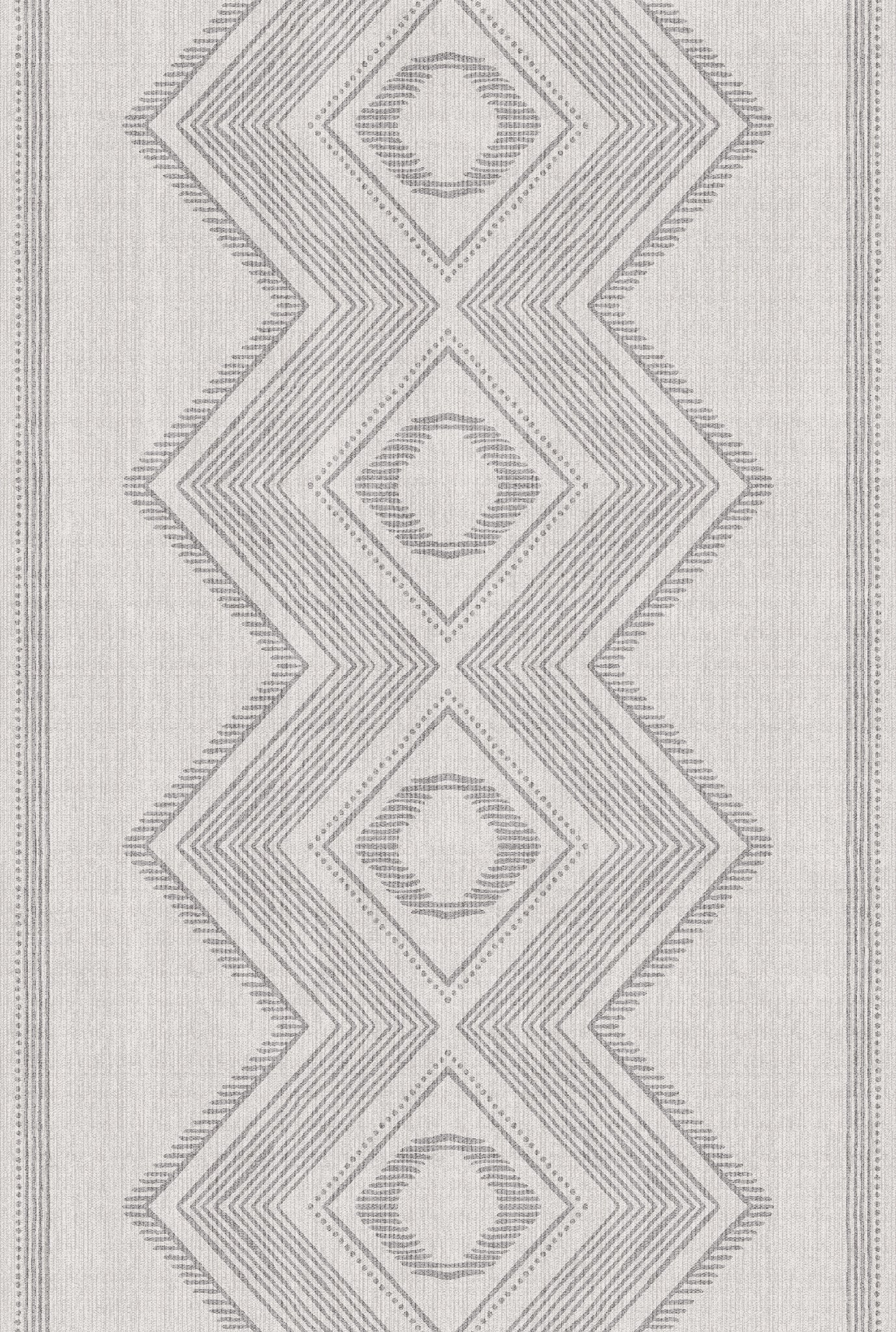 Ollie Geometric Diamond Rug