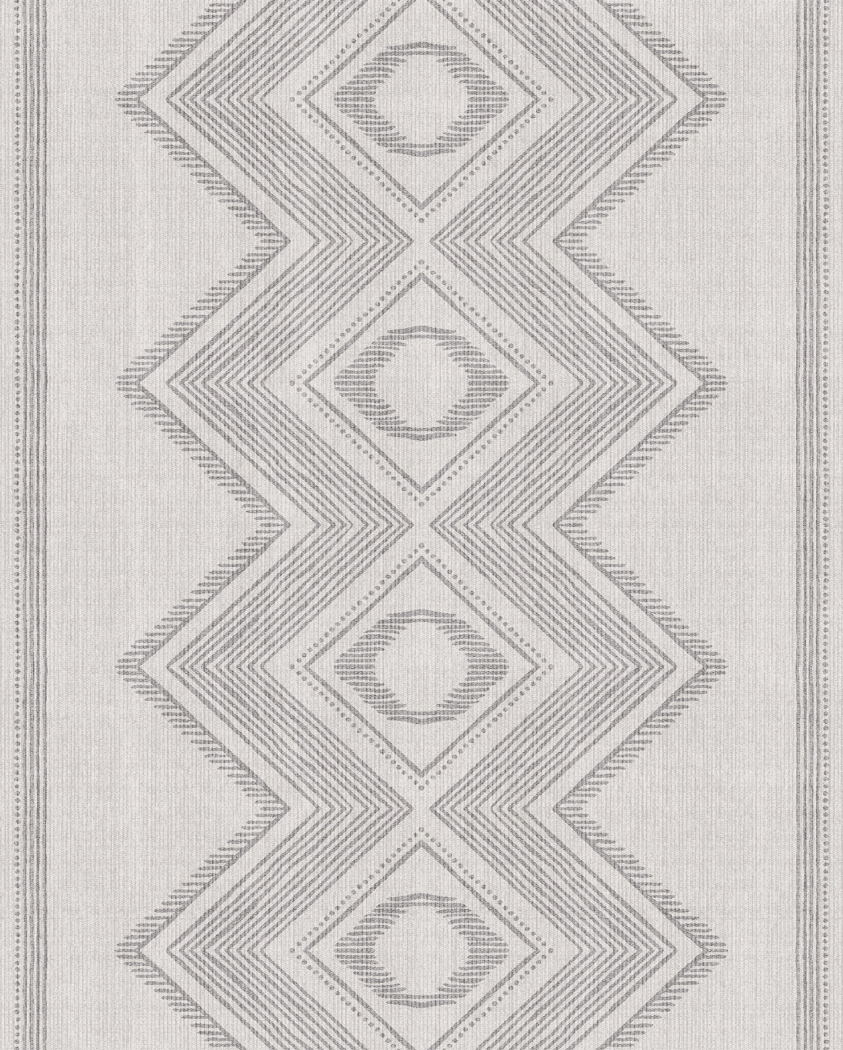 Ollie Geometric Diamond Rug