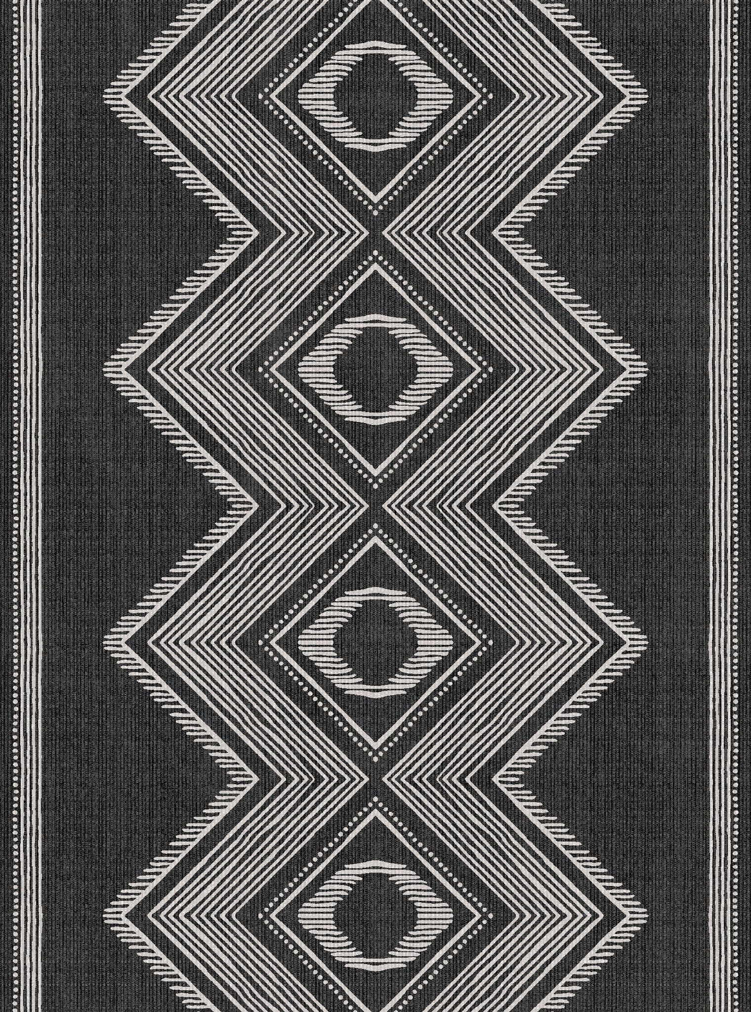 Ollie Geometric Diamond Rug