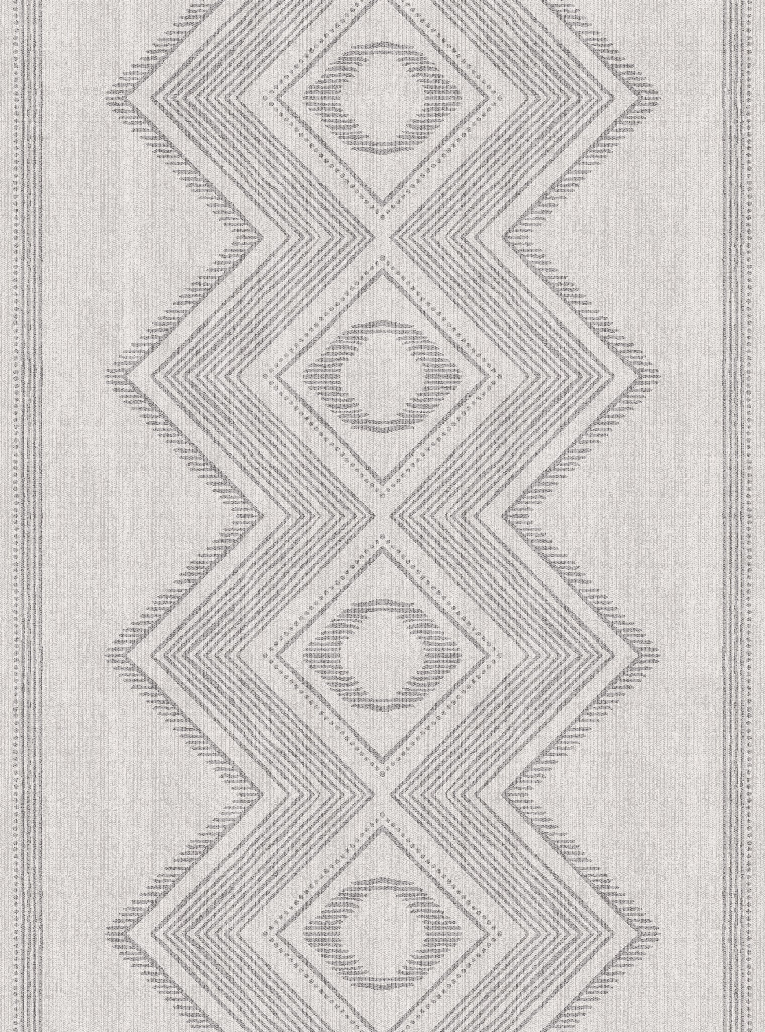 Ollie Geometric Diamond Rug