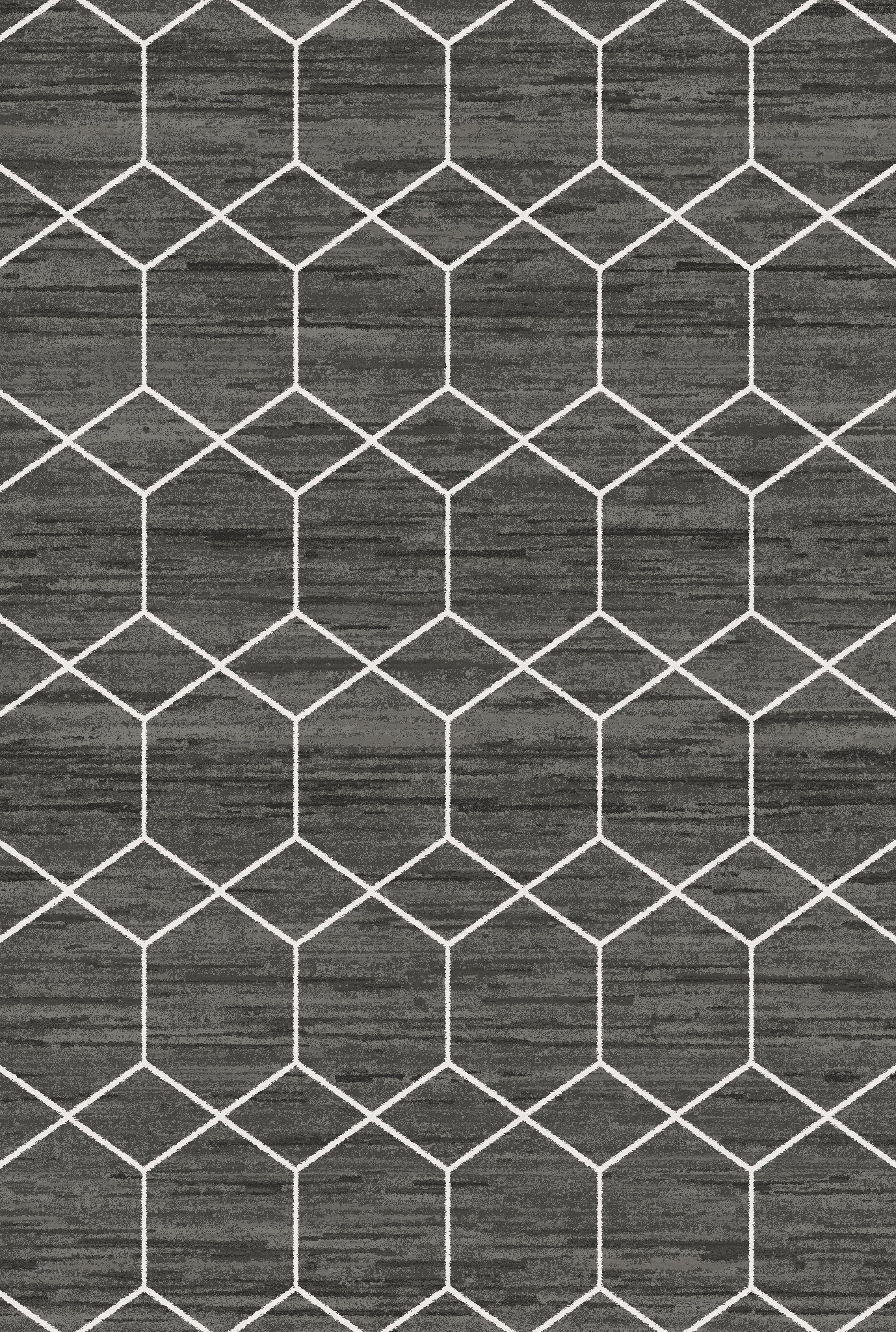 Easton Hexagonal Pattern Rug