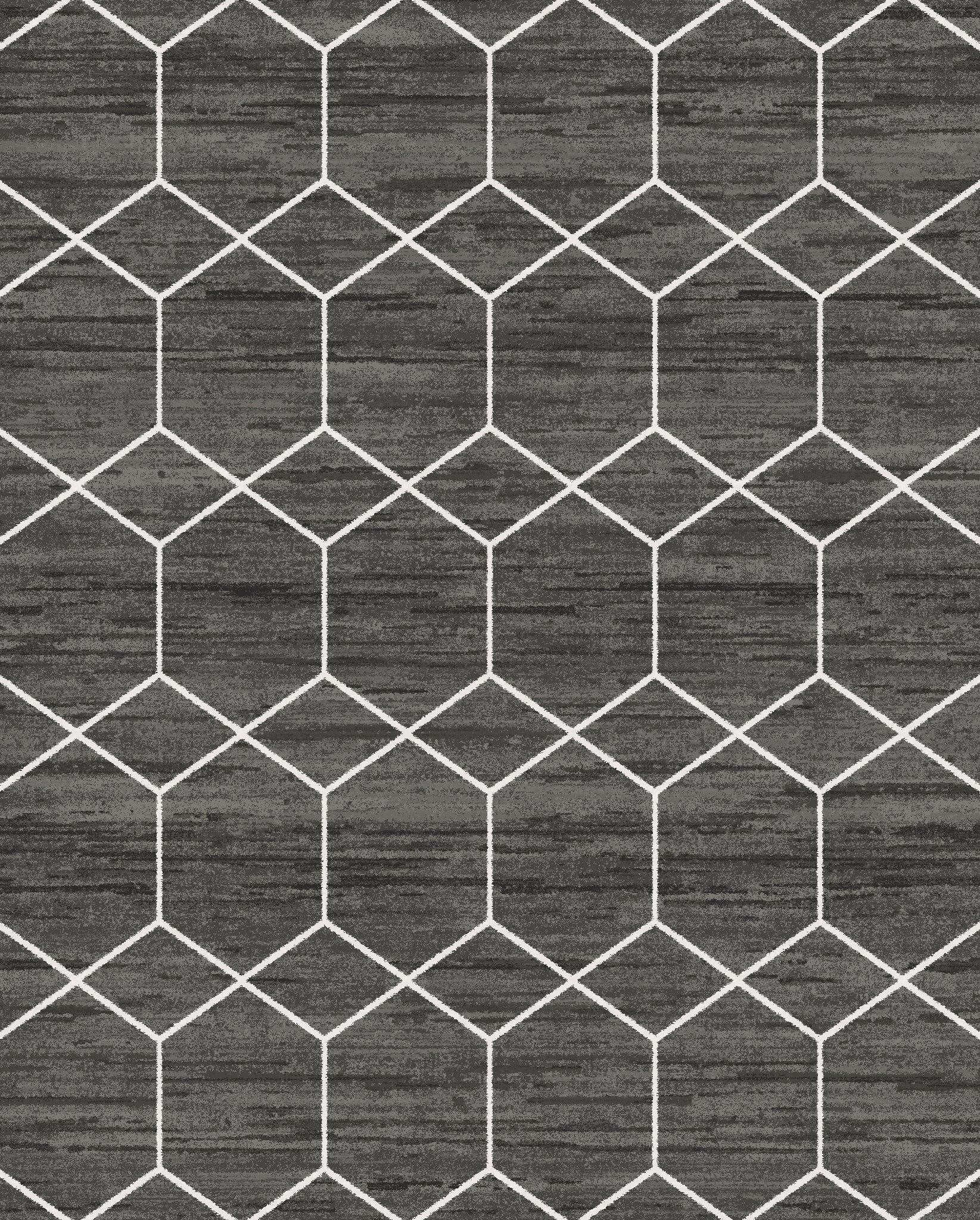 Easton Hexagonal Pattern Rug