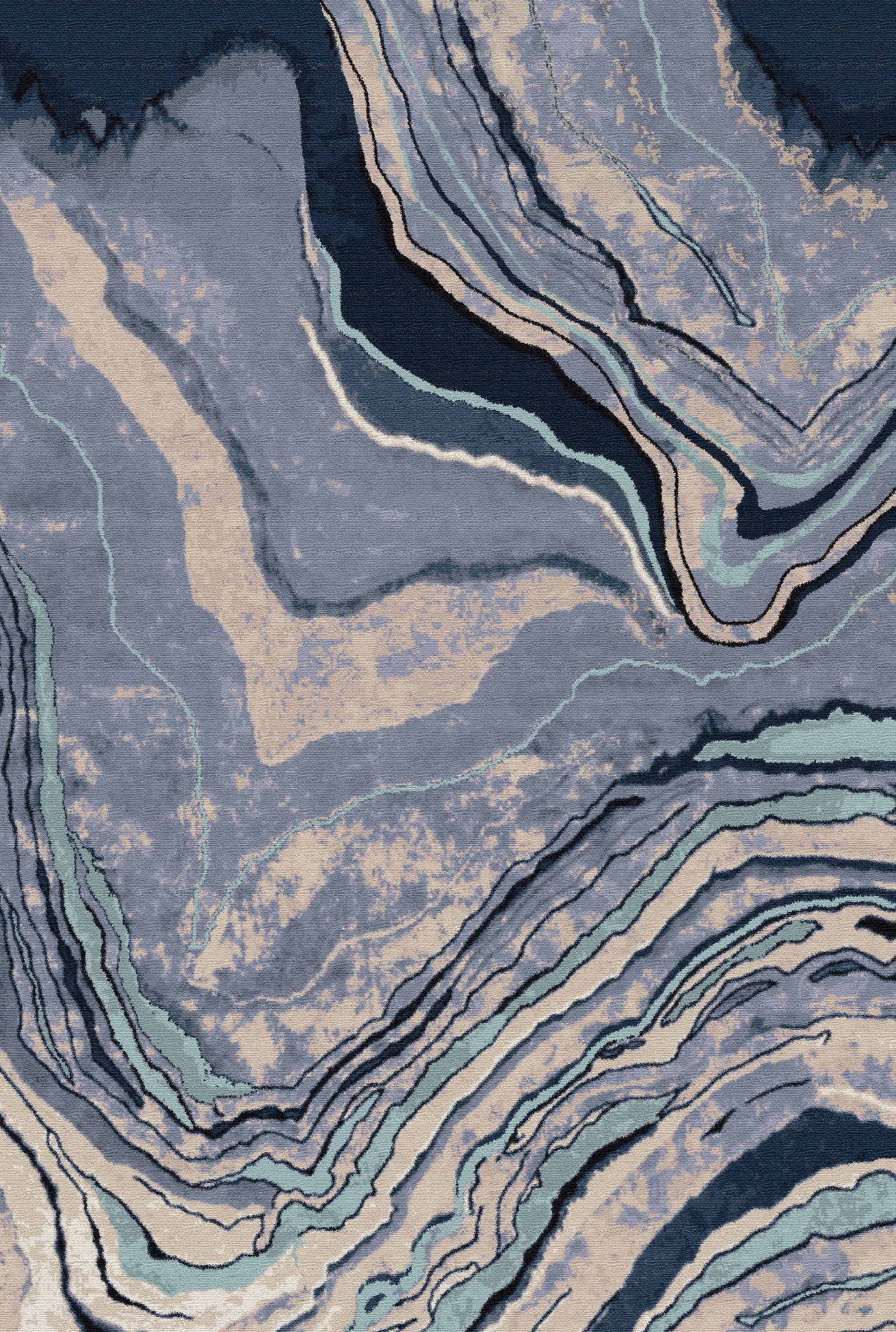 Arielle Marble Swirl Rug