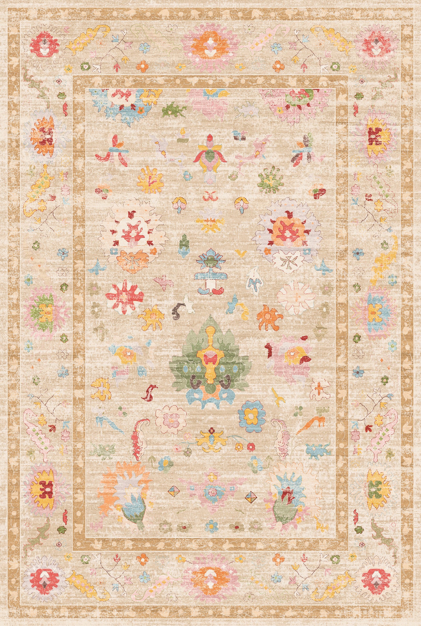 Vivienne Флорален орнаментален килим