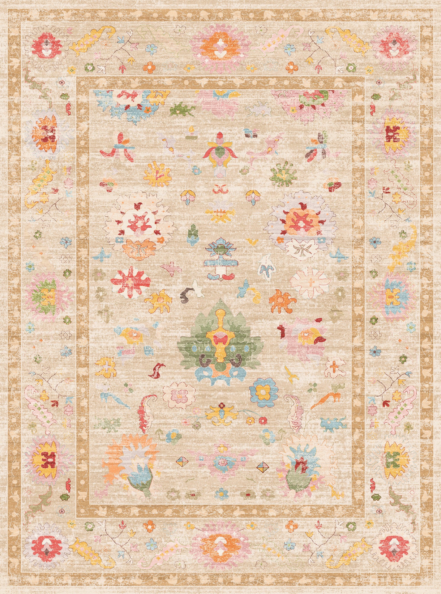 Vivienne Флорален орнаментален килим