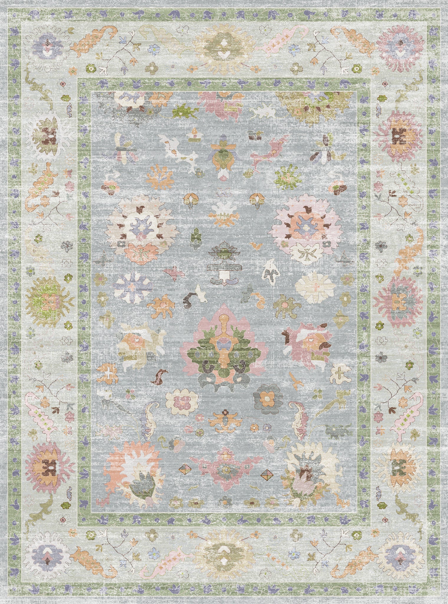 Vivienne Флорален орнаментален килим