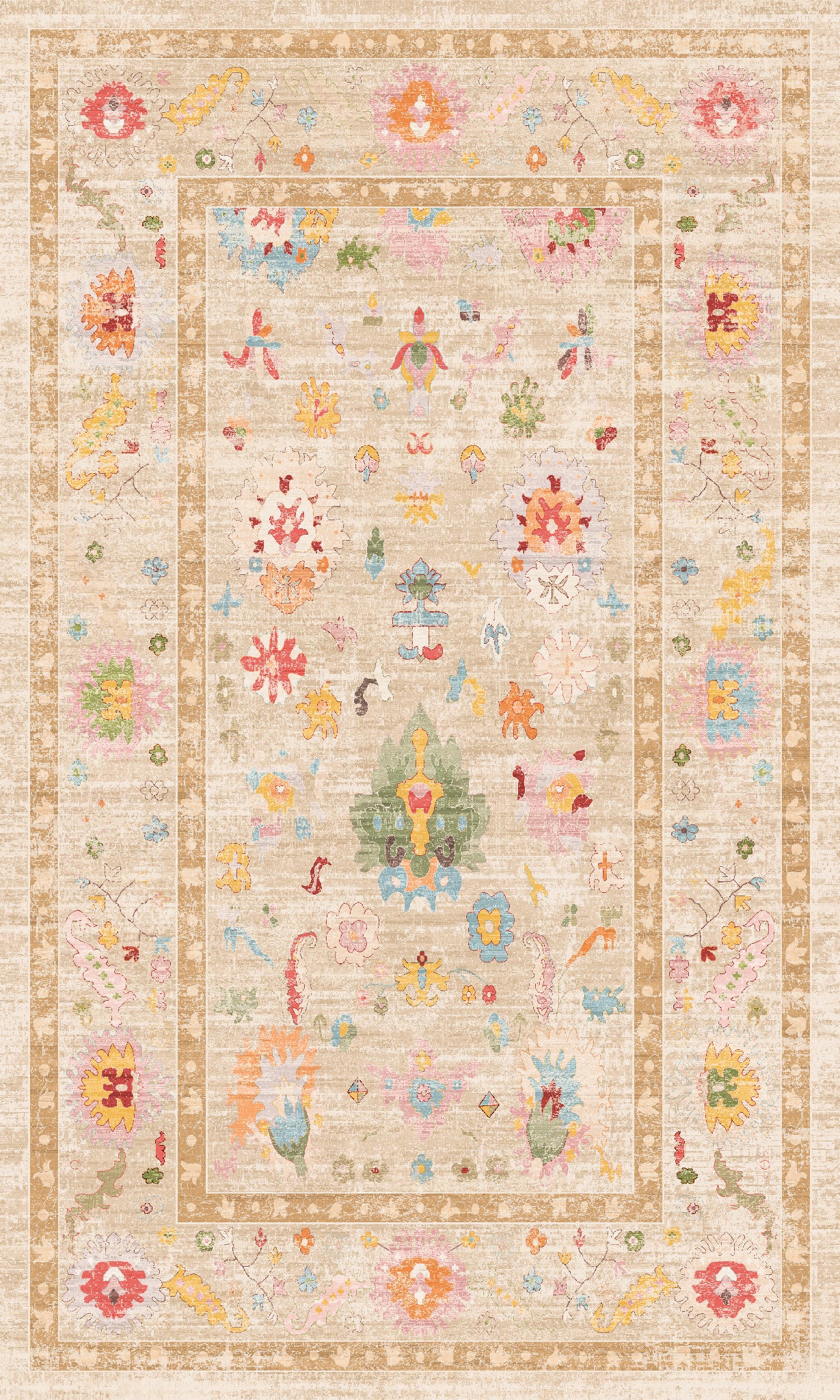 Vivienne Флорален орнаментален килим