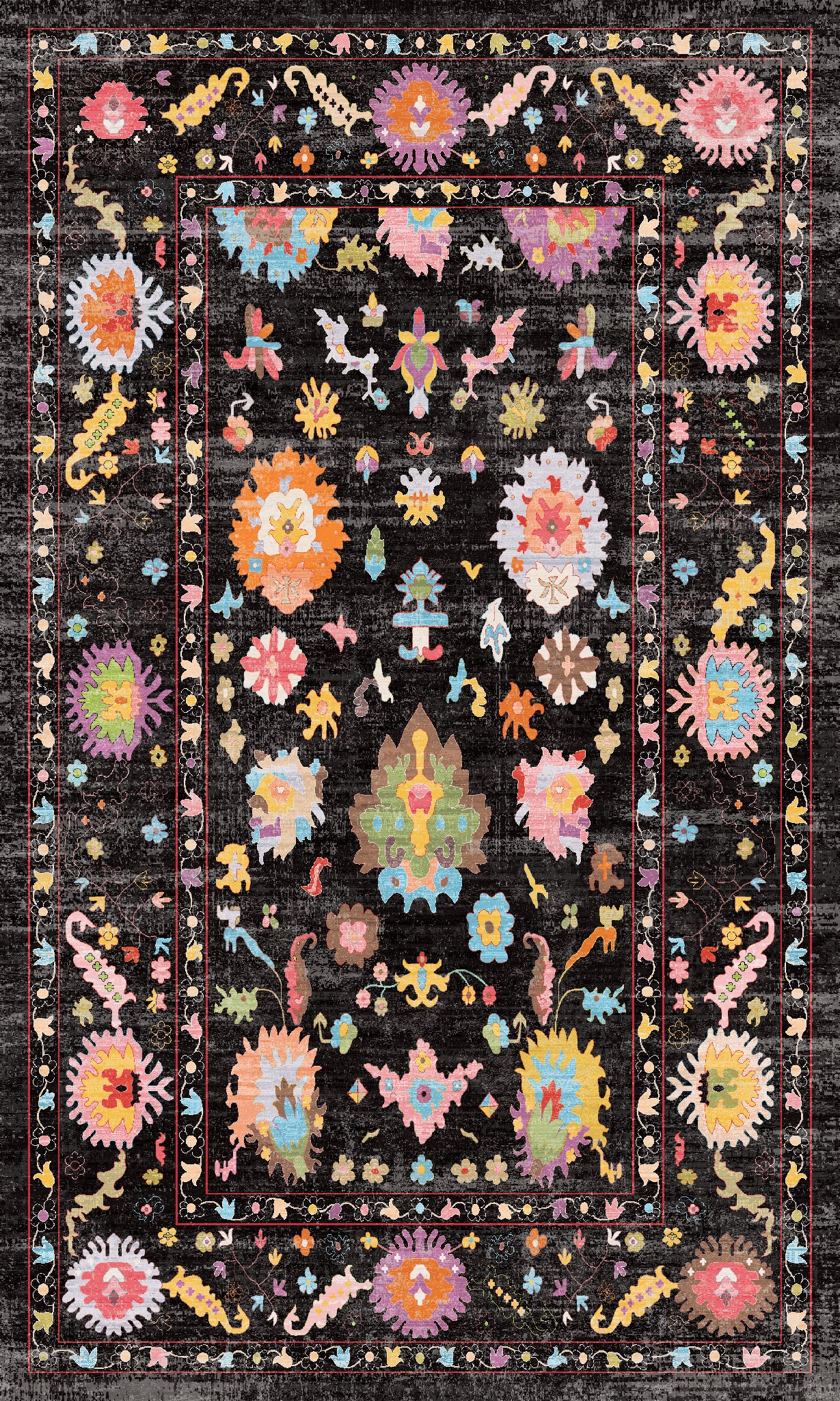 Vivienne Флорален орнаментален килим