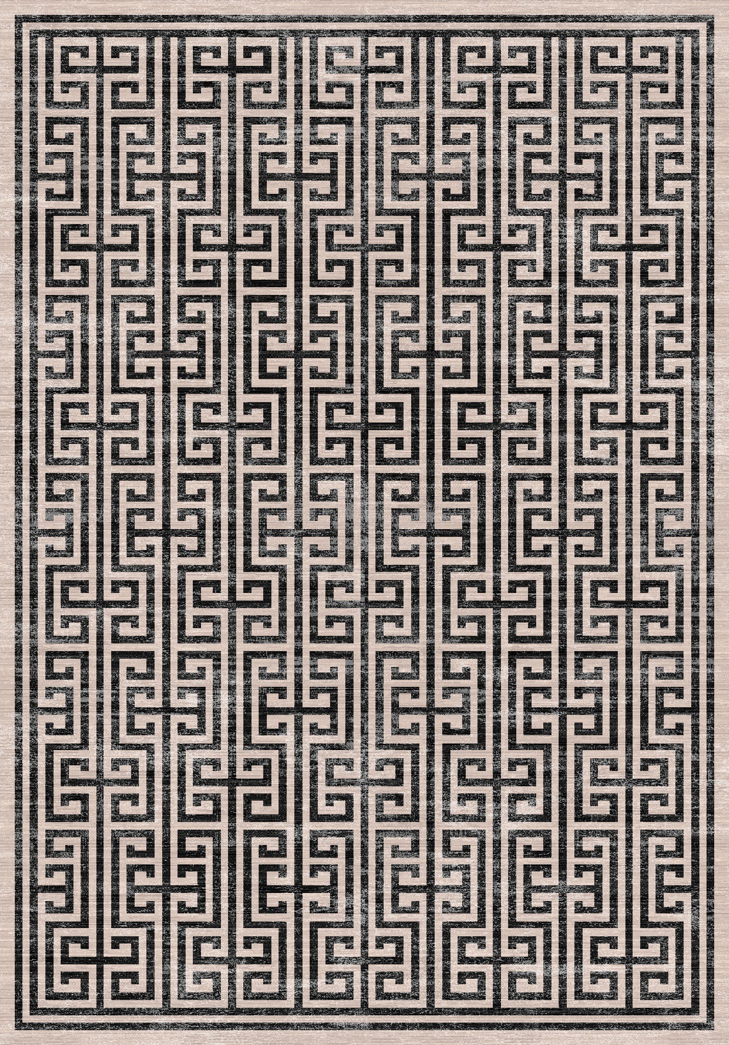 Enzo Modern Greek Key Rug