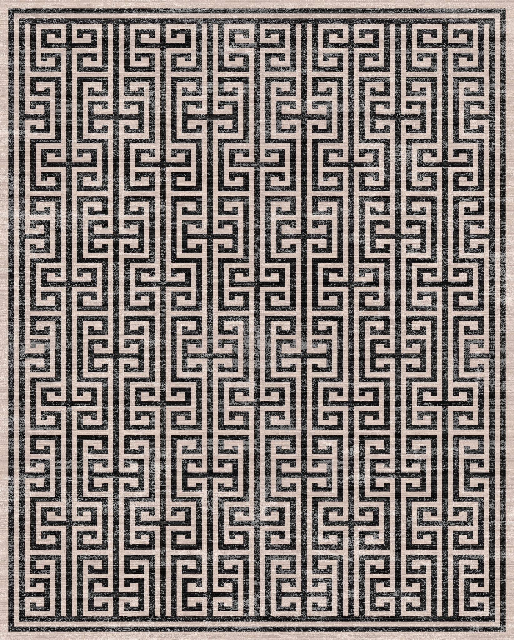 Enzo Modern Greek Key Rug
