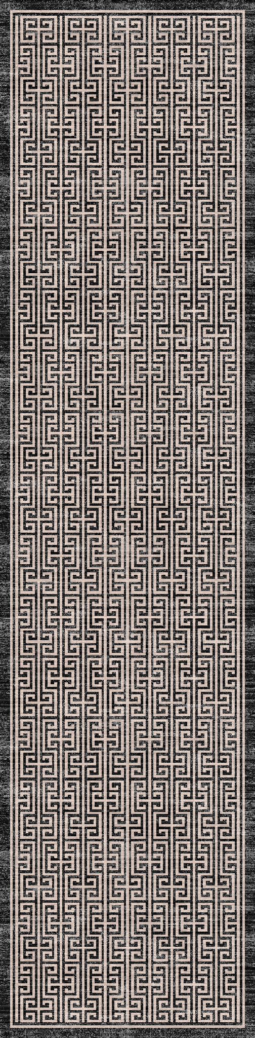 Enzo Modern Greek Key Rug
