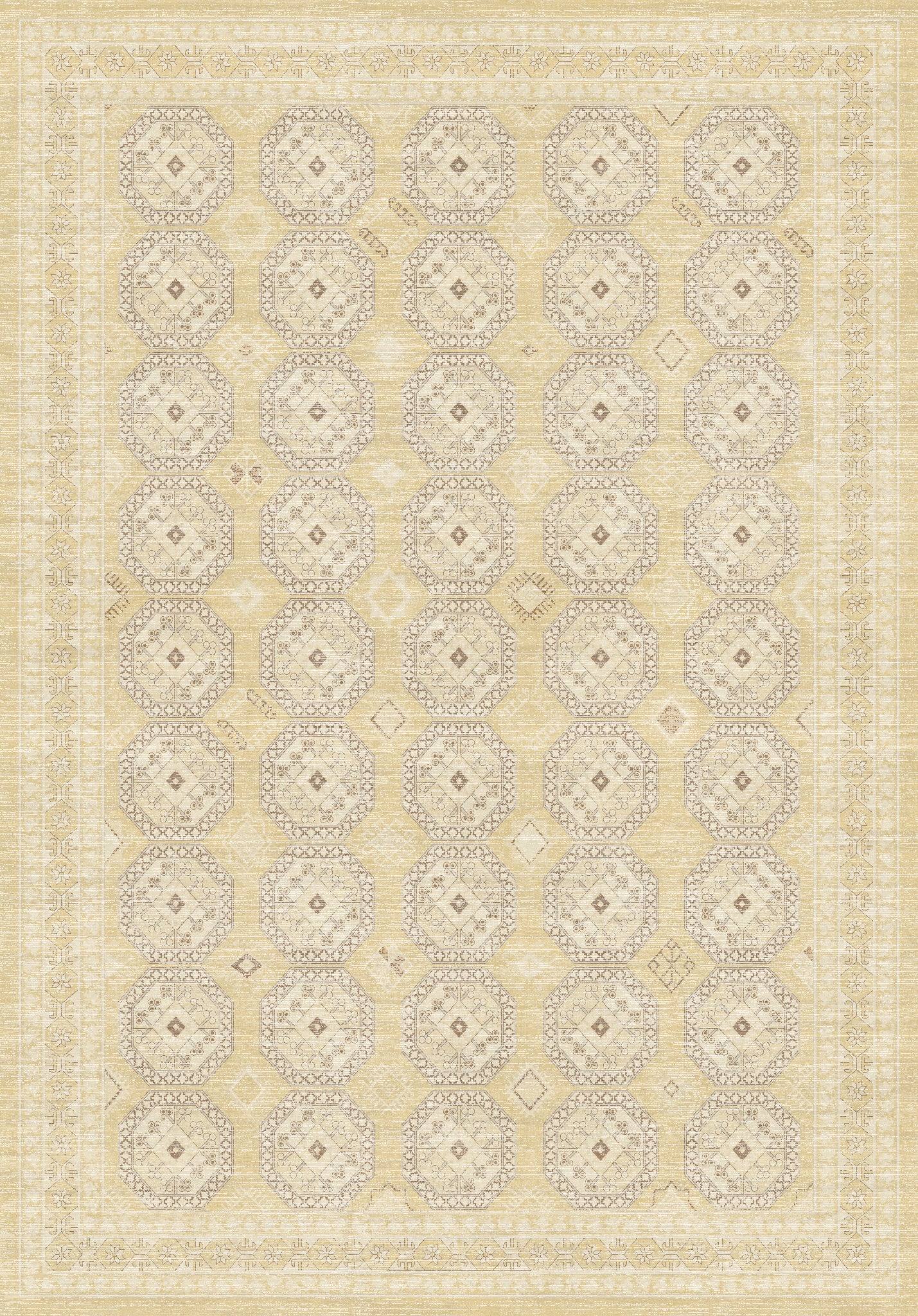 Faze Vintage Octagonal Rug